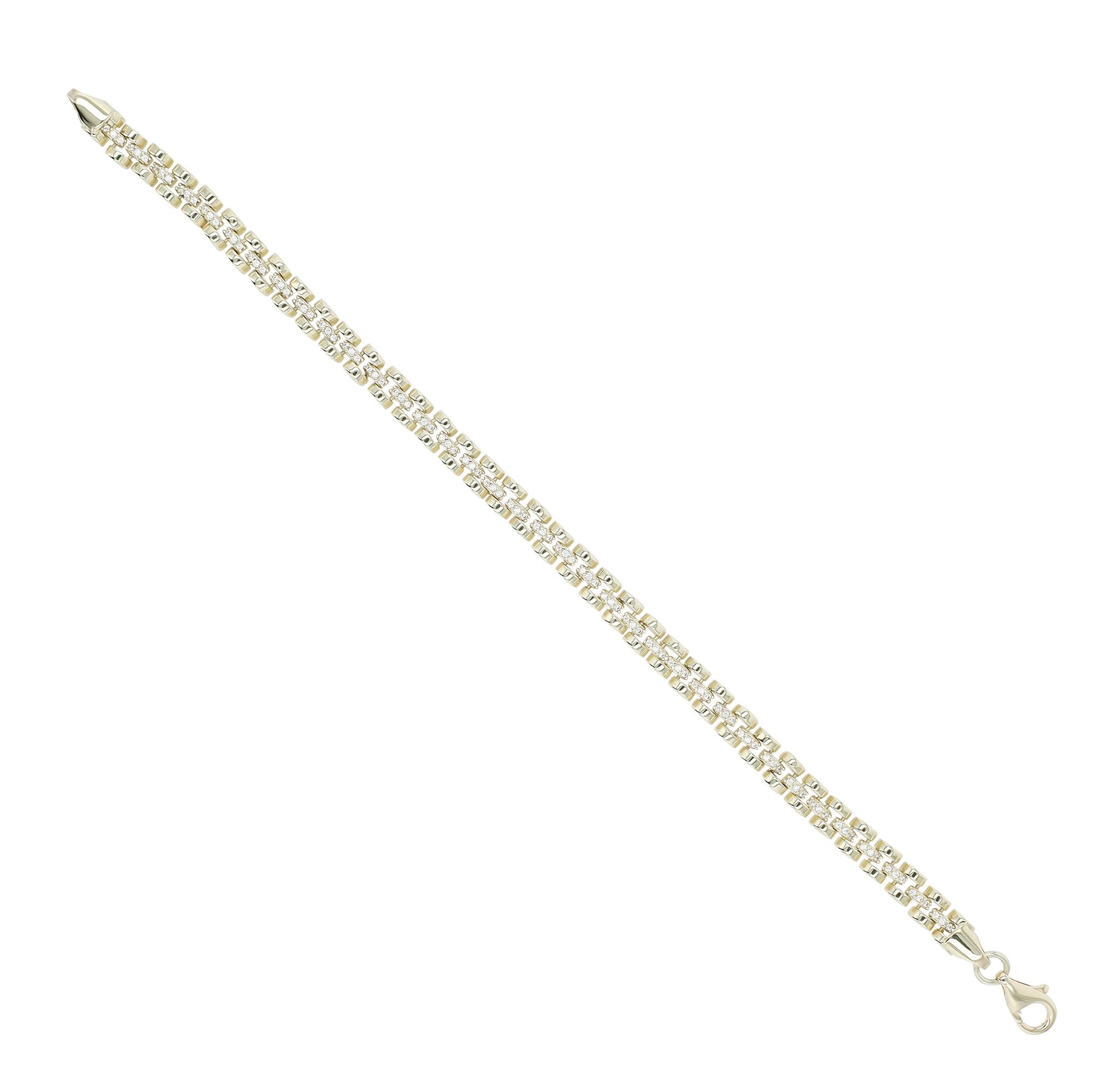 333/- Gold "Shia" Armband, 8 Karat, Gelbgold