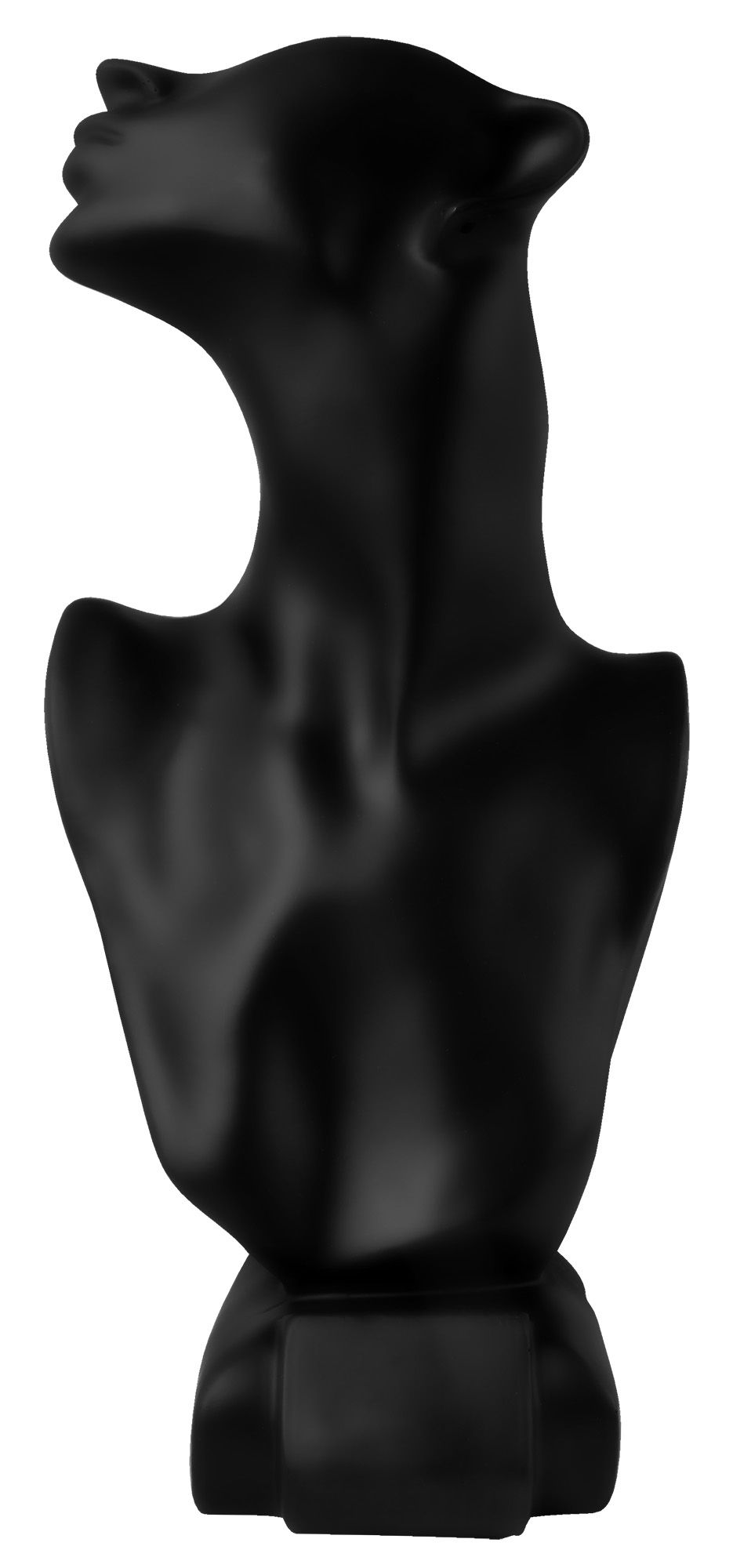 Büste, Kunststoff, schwarz, 33 cm x 16 cm x 12,5 cm