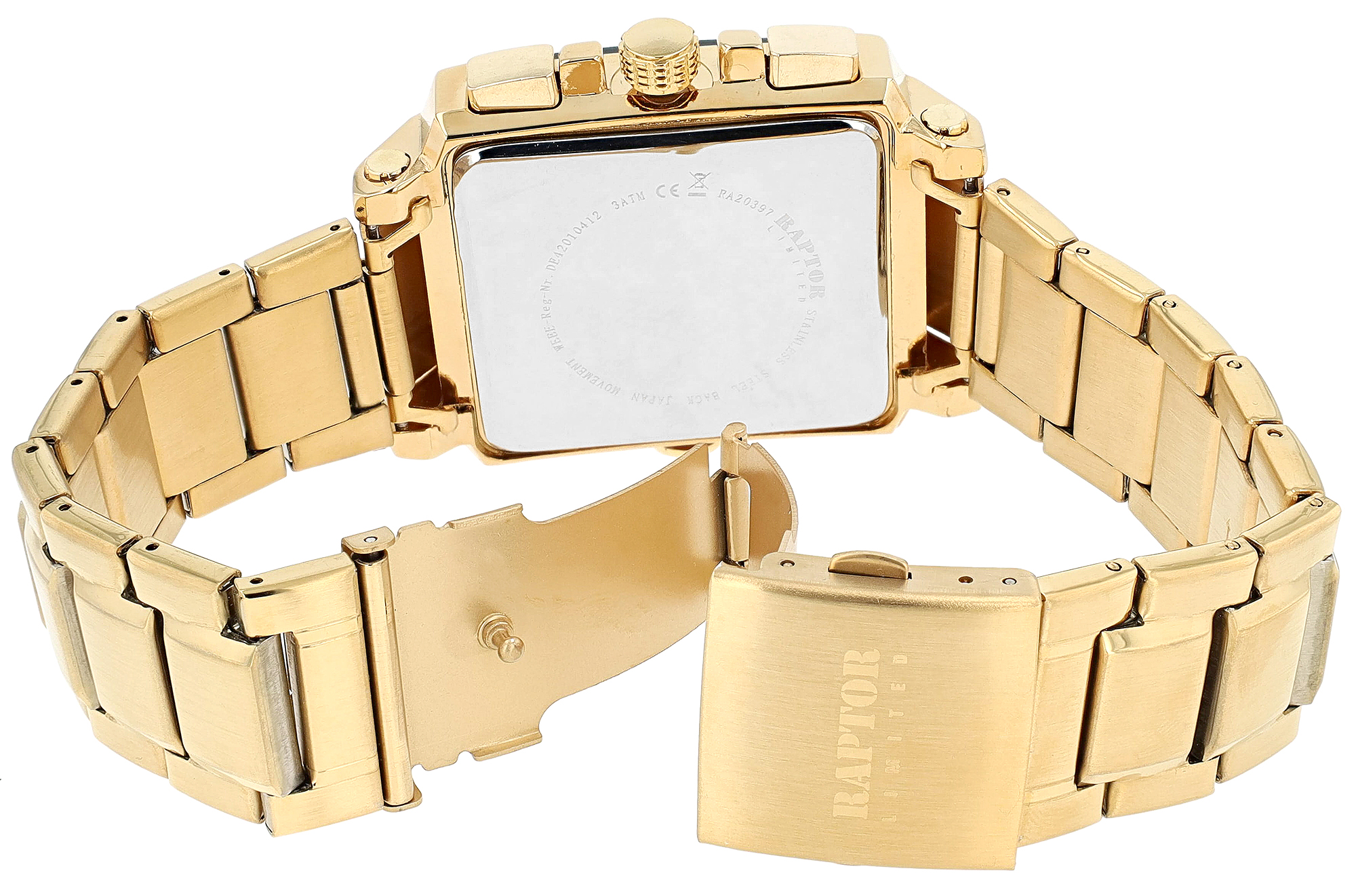 Raptor Limited Herrenuhr "Oscar" mit Edelstahlarmband