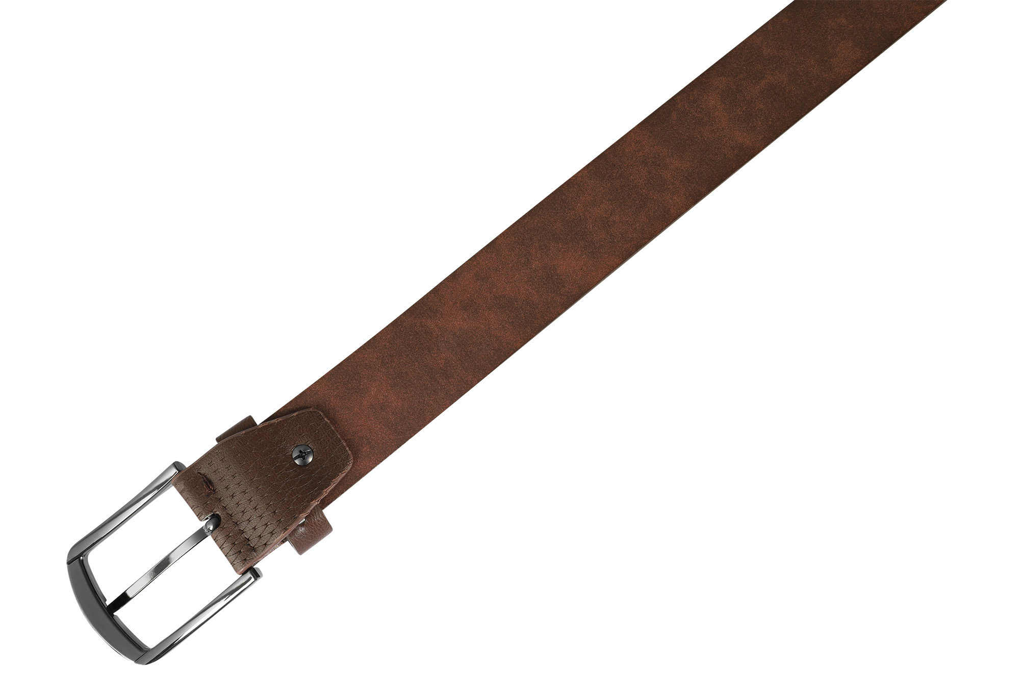 Gürtel aus Lederimitat, VE12, 1x Gr. 90 cm, 2x 100 cm, 3x 110 cm, 3x 120 cm, 3x 130 cm, kürzbar, braun
