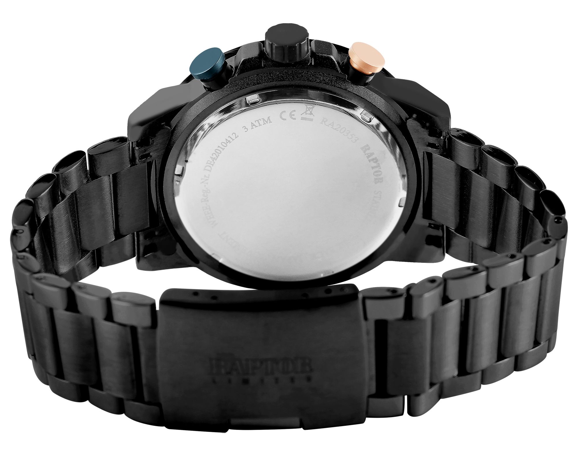 Raptor Limited Chronograph "Rakan" mit Edelstahlband