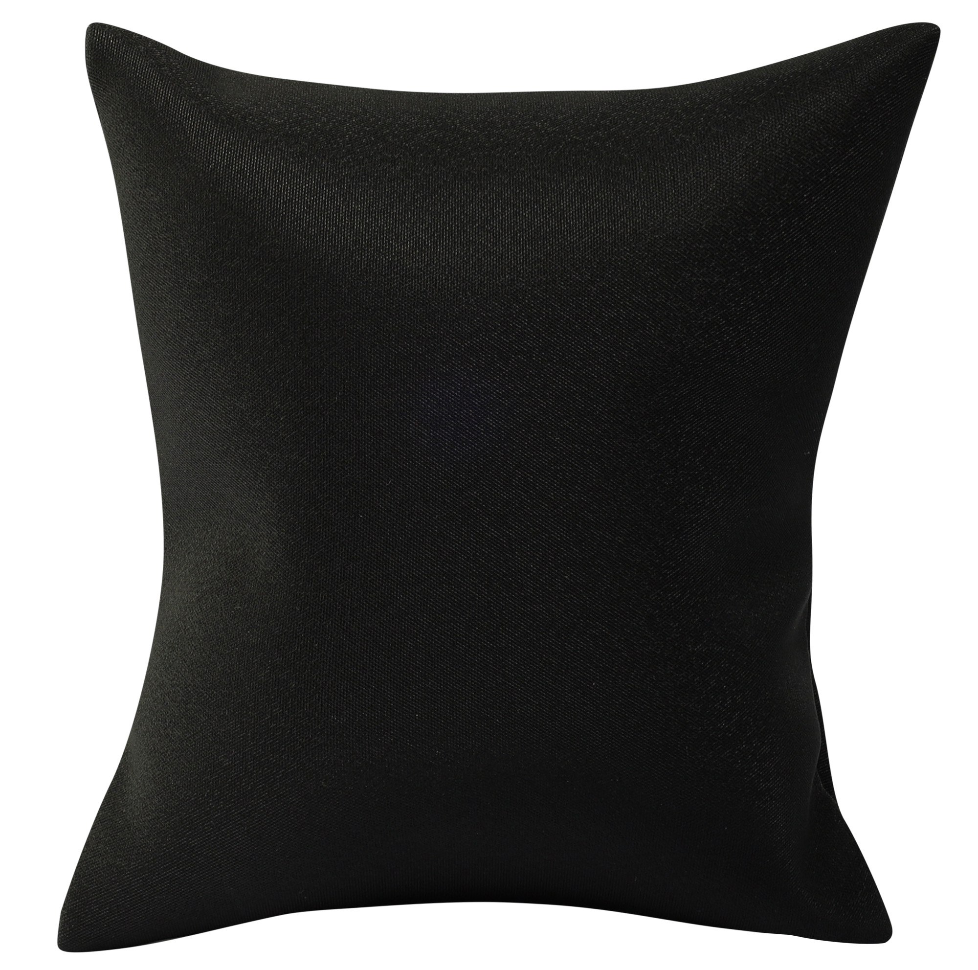 Dekokissen für Armbänder/Uhren (Dekoserie Soft), PU-bezogen, schwarz
