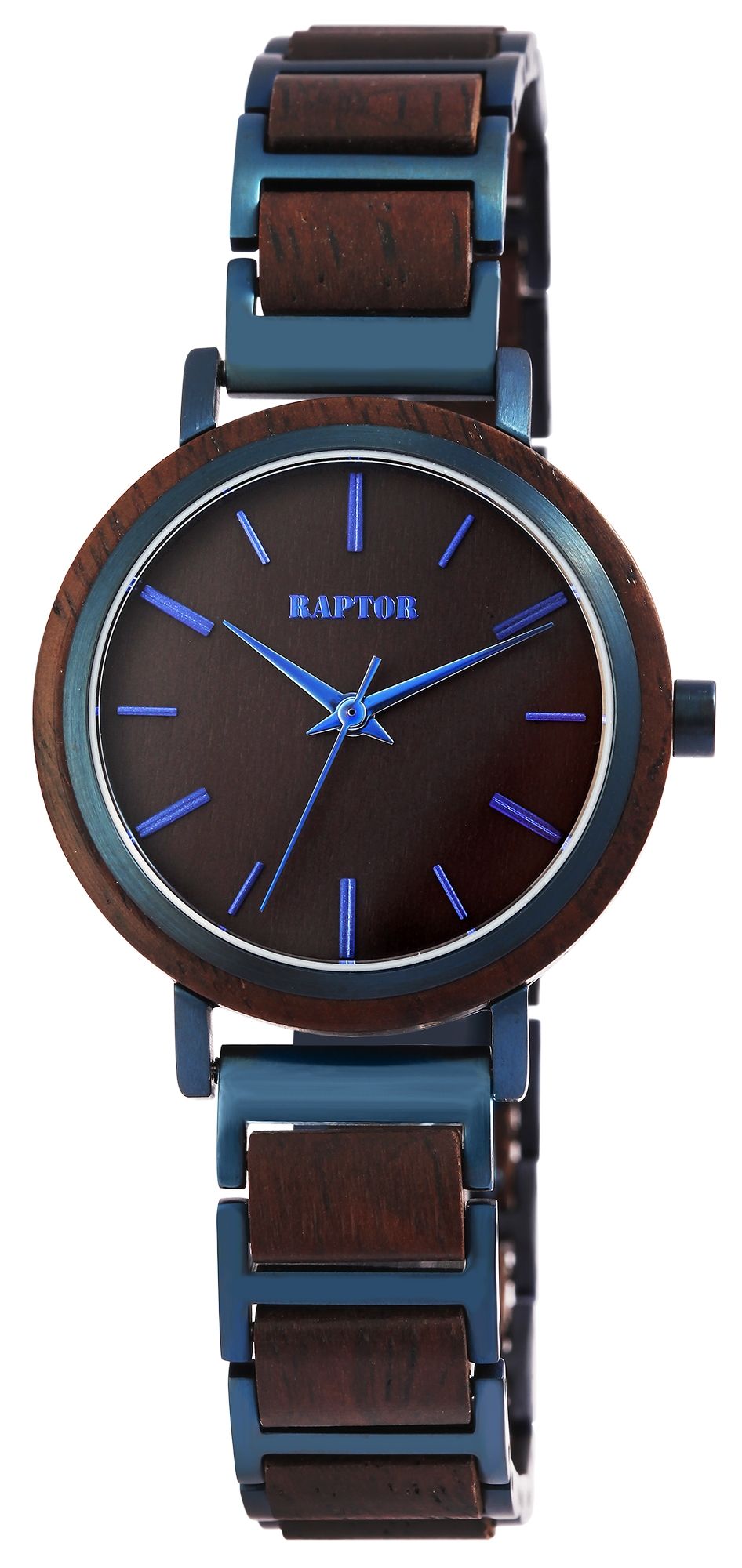 Raptor Damenuhr "Beauty" aus Leadholz und Edelstahl