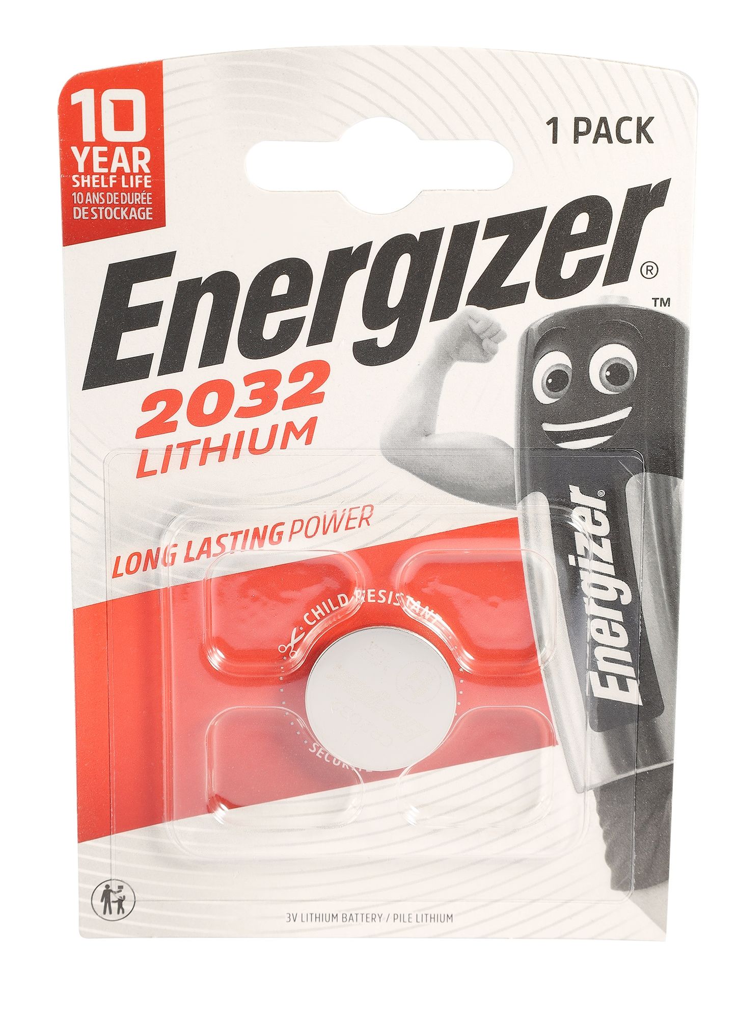 Energizer Lithium Zelle im 1er Blister, CR2032