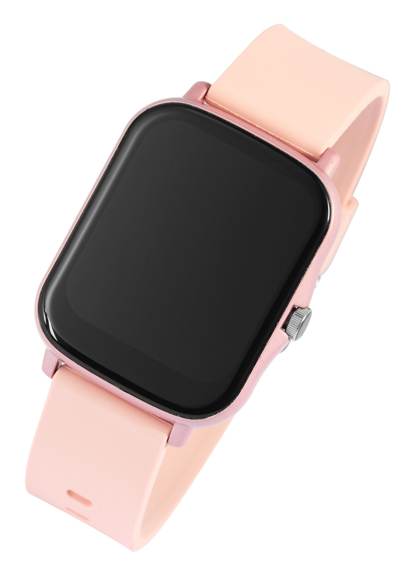 TimeTech Smartwatch mit Silikonarmband, rosa