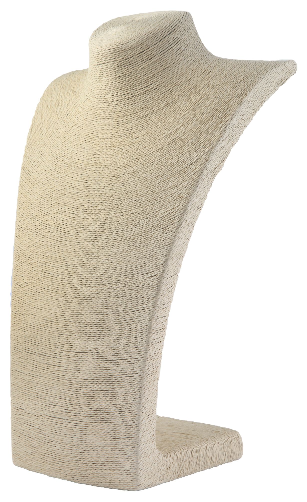 Büste, Bastfaser, beige, 36 cm x 23 cm