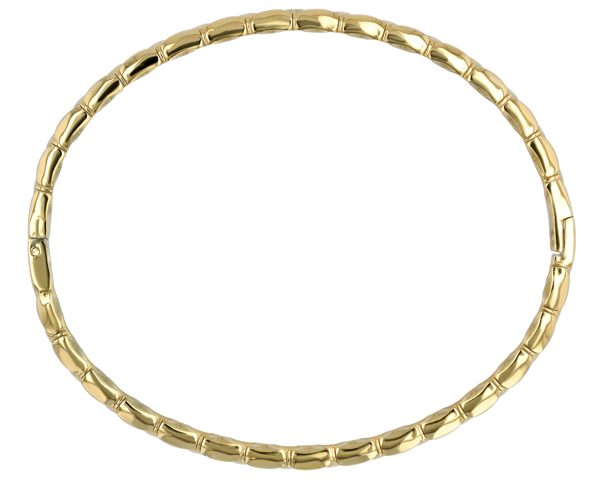 "Merissa" Edelstahl Armreif (Innenumfang 17 cm), goldfarben