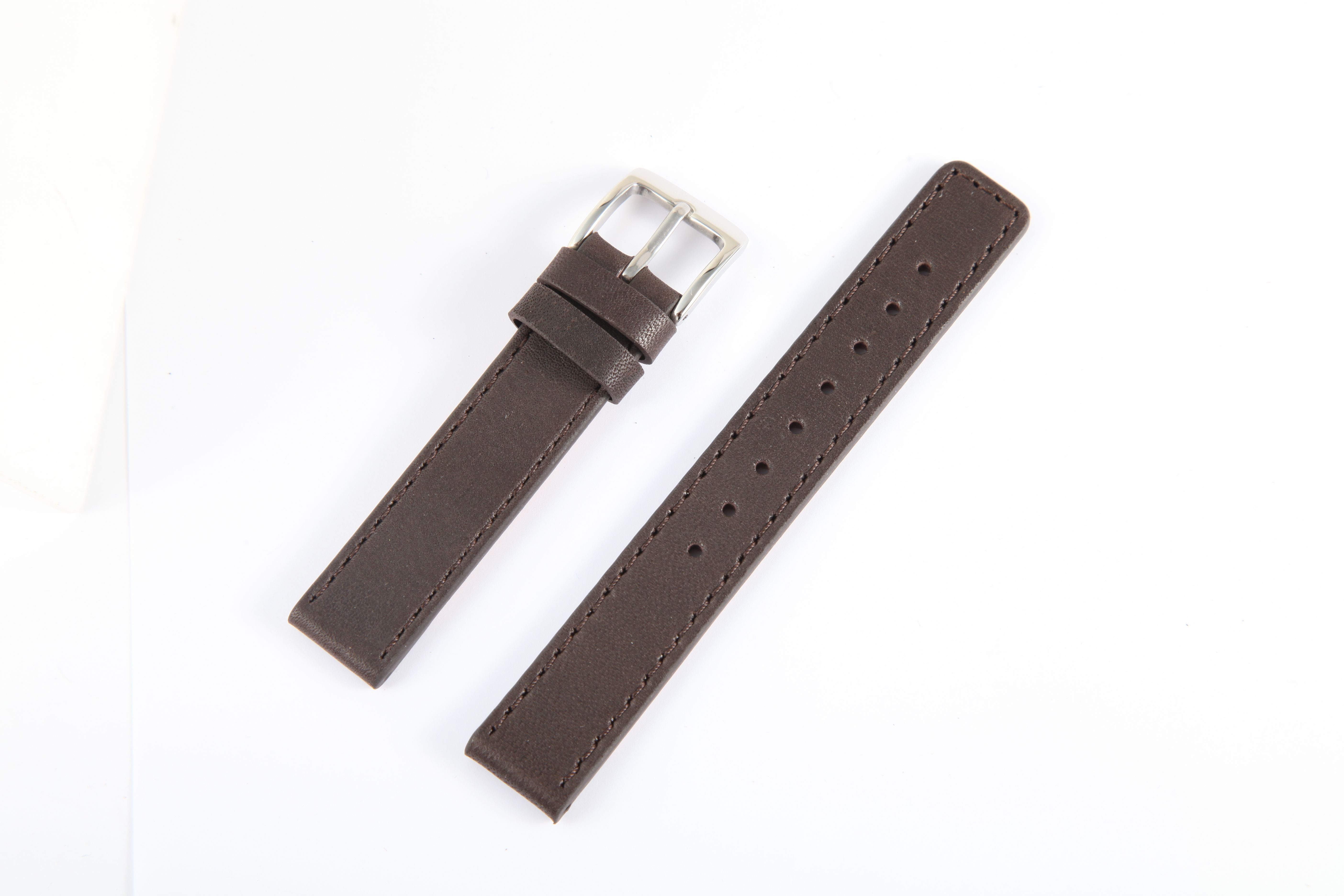 Echt Lederarmband, 16 mm, dunkelbraun