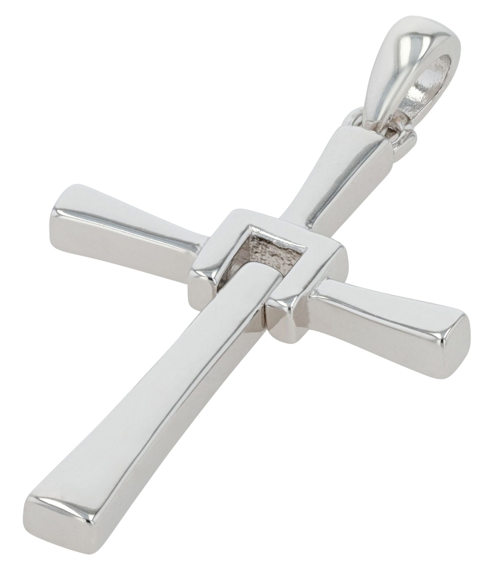 "Cruz" - Kreuz, 925/rh Echt Silber Anhänger