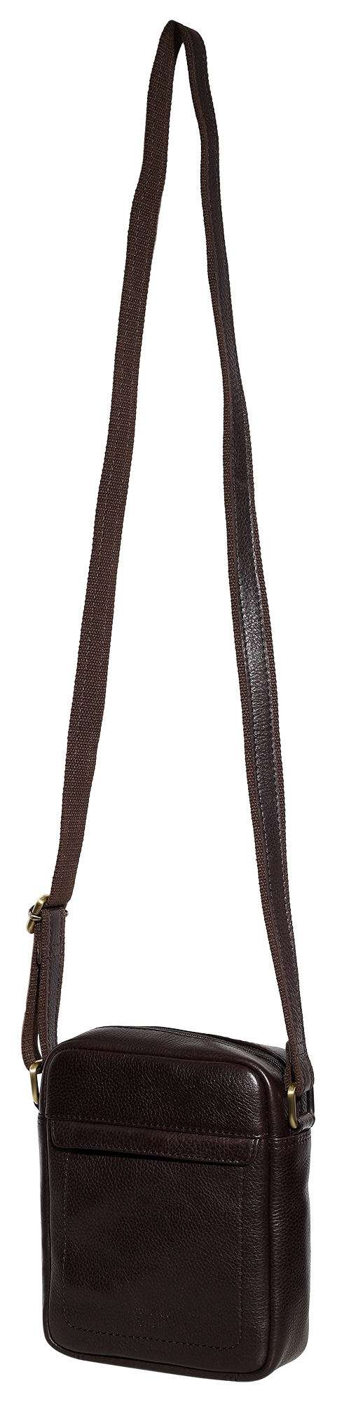Leonardo Verrelli Crossbody-Tasche aus Echt Leder, Washed-Look