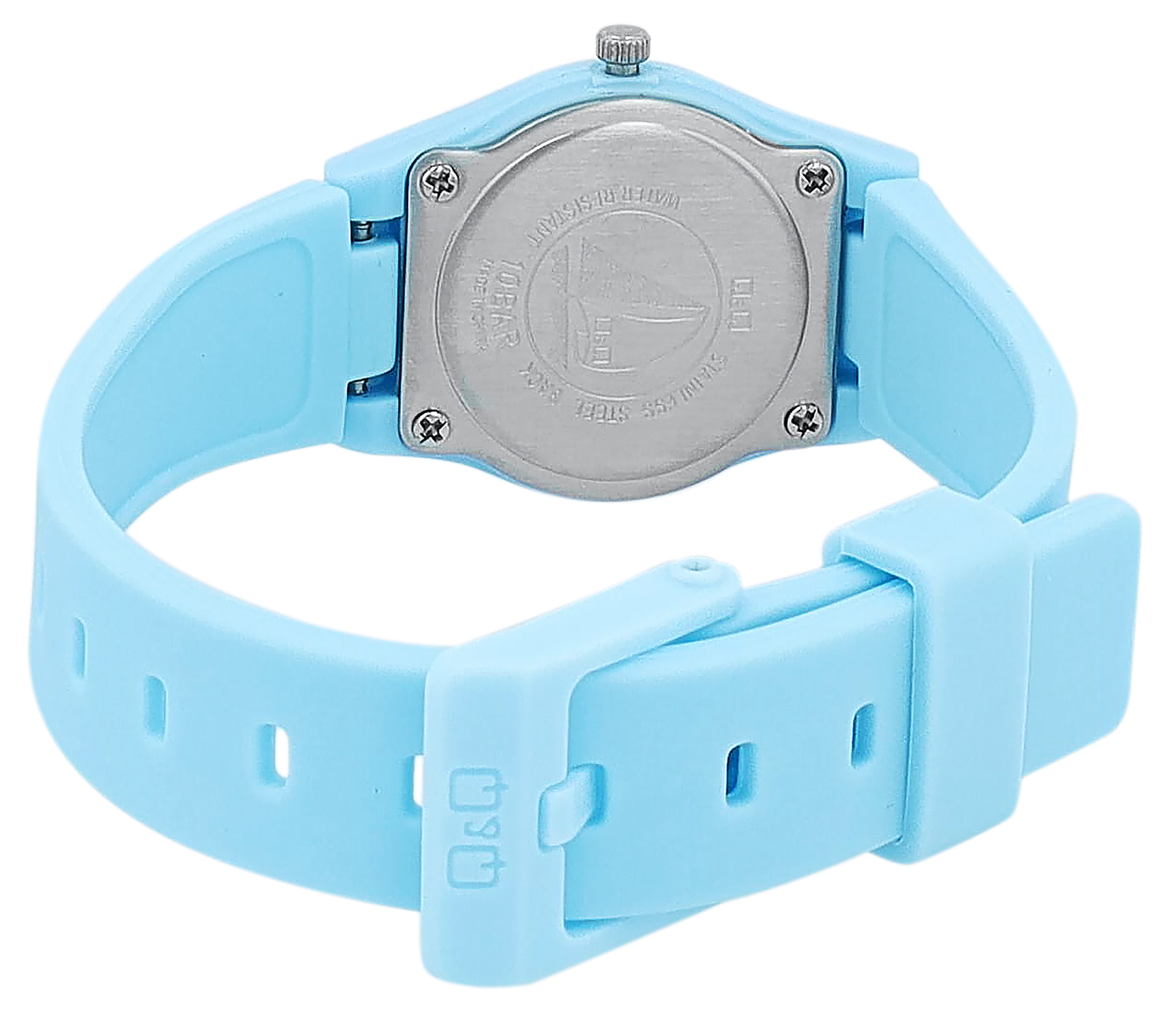 Q&Q Kinderuhr mit Silikonarmband, 10 Bar