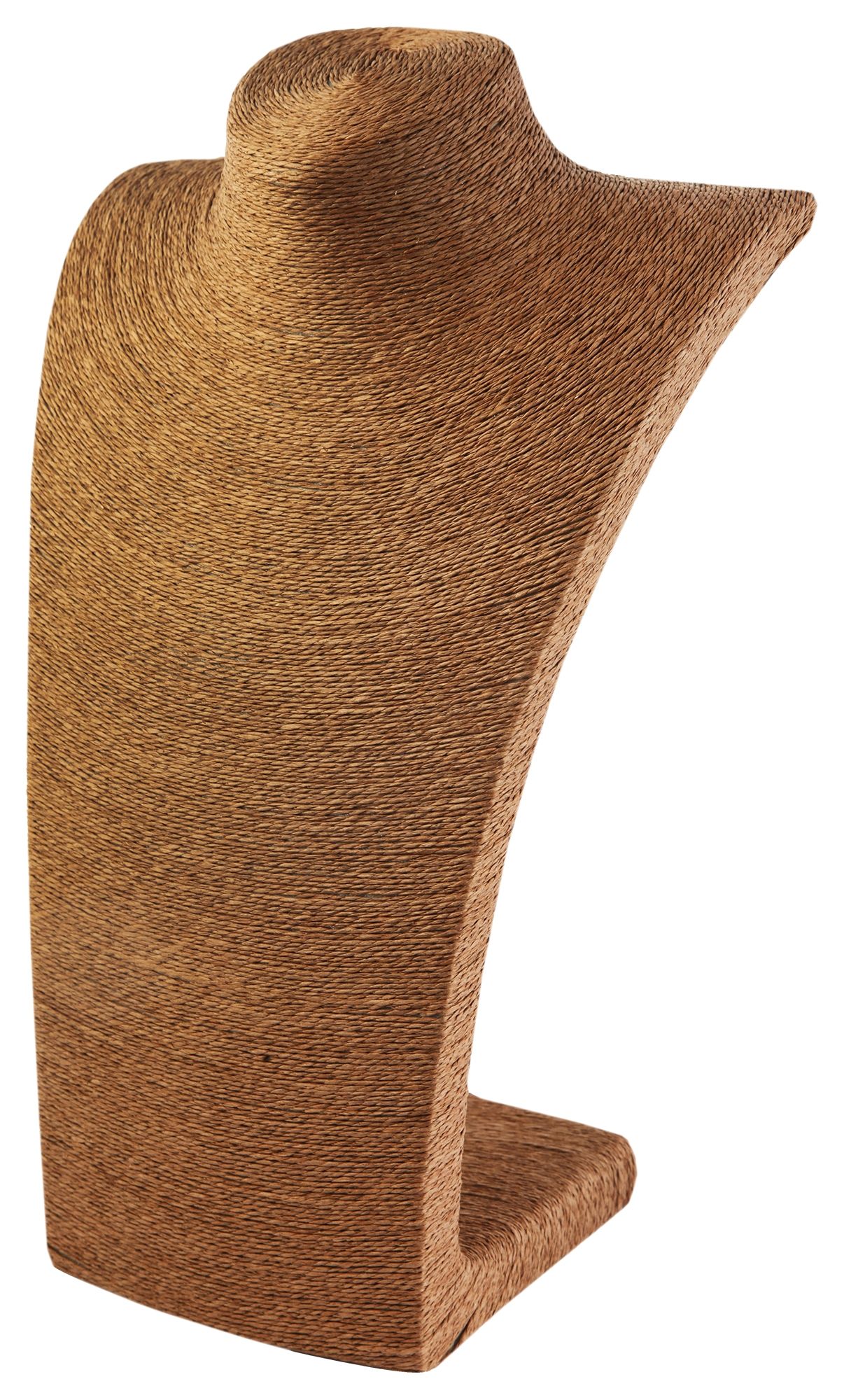 Büste, Bastfaser, hellbraun, 36 cm x 23 cm