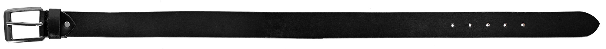 Leonardo Verrelli Gürtel Echtleder, kürzbar in schwarz, 100 cm