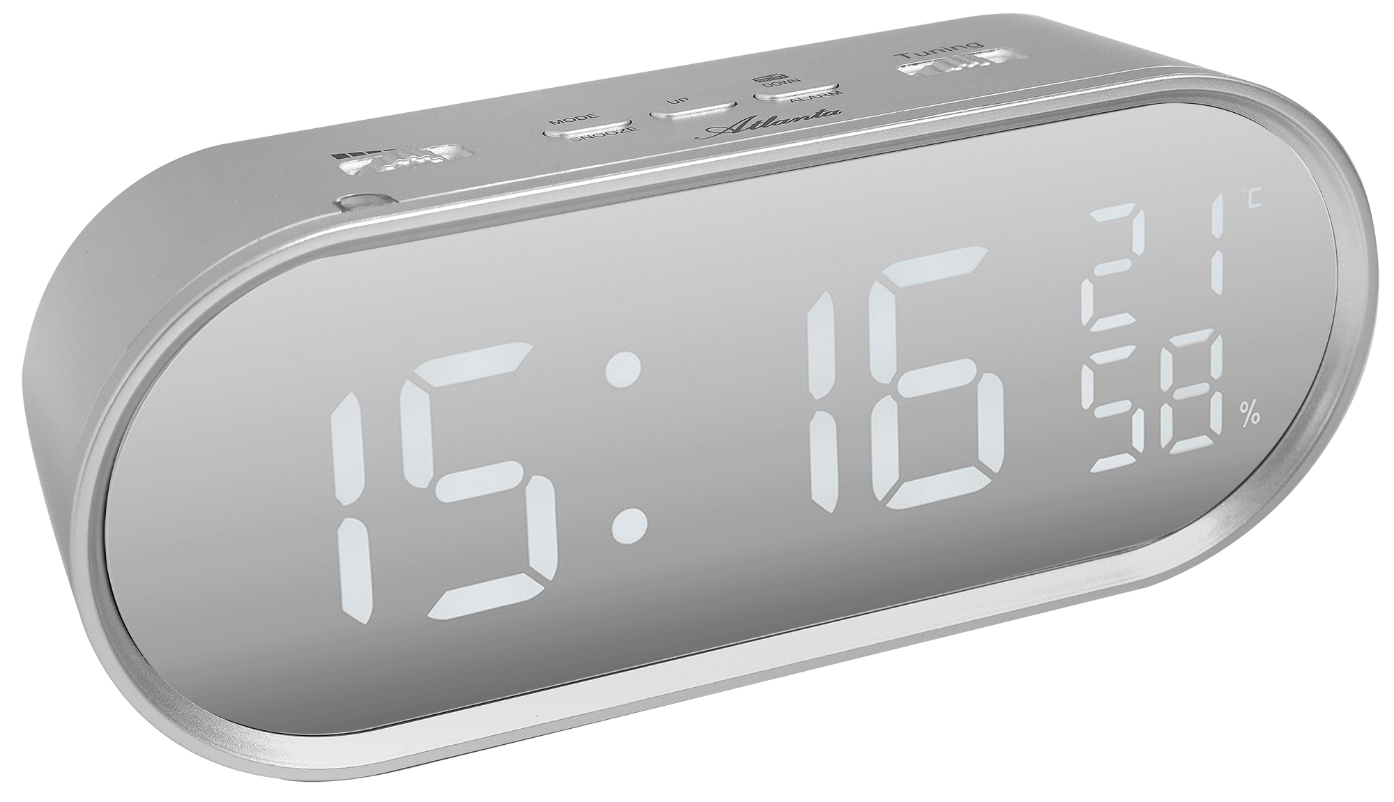 Atlanta Digitaler Radio-Wecker (USB Ladeanschluss)