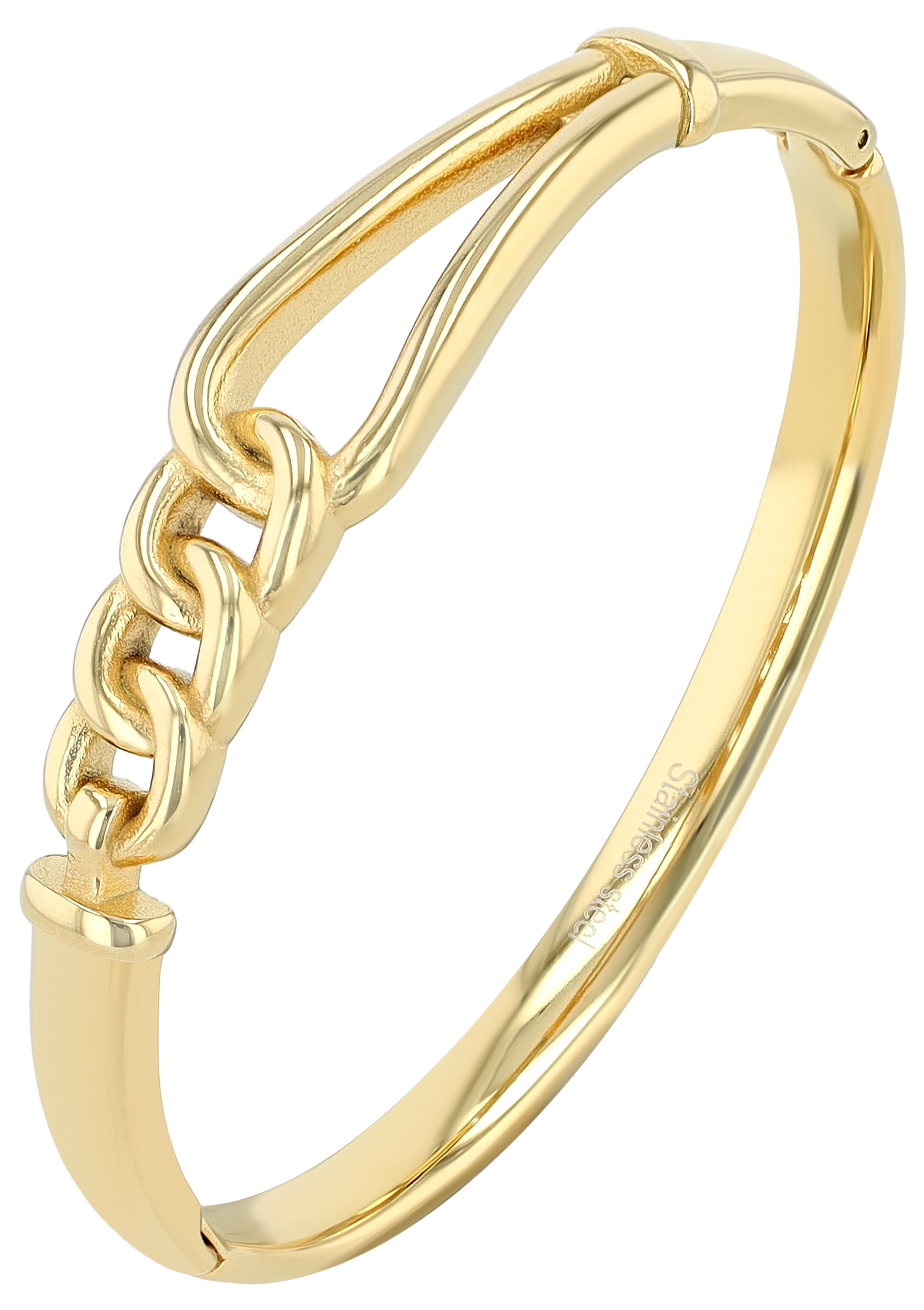 "Judy" Edelstahl Spangenarmband, goldfarben