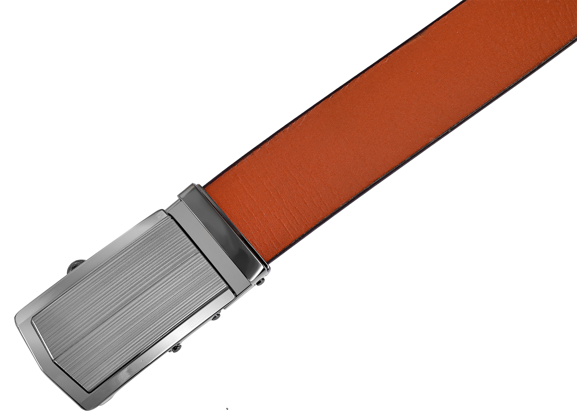 Leonardo Verrelli Echtleder Automatik-Gürtel, max. 110 cm/ 35 mm, braun (tan) - kürzbar