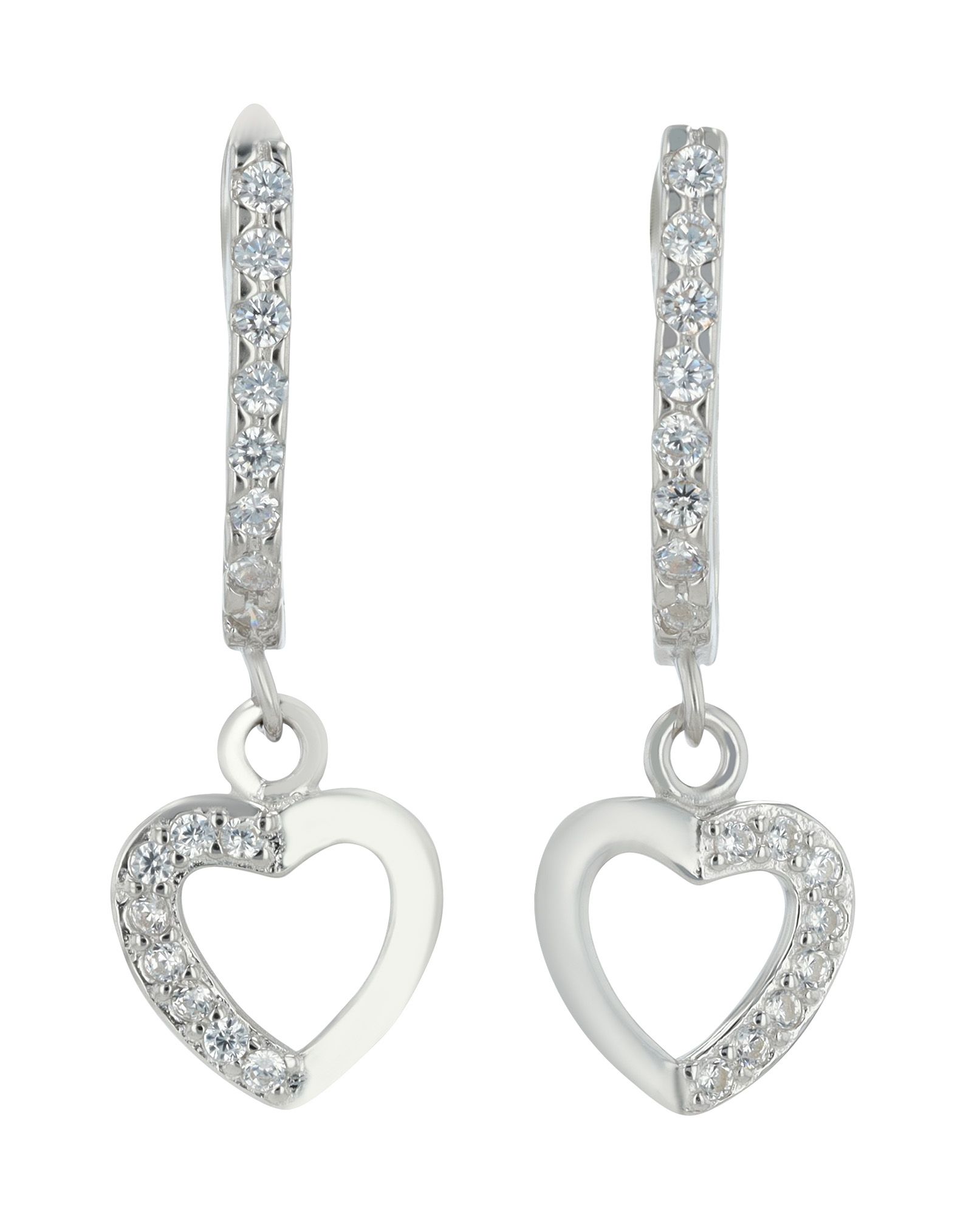 "Corwan" Creole mit Anhänger, 925/- Echt Silber