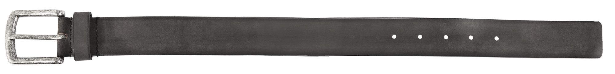 Leonardo Verrelli Echtledergürtel, dunkelgrau, Bundweite 120 cm