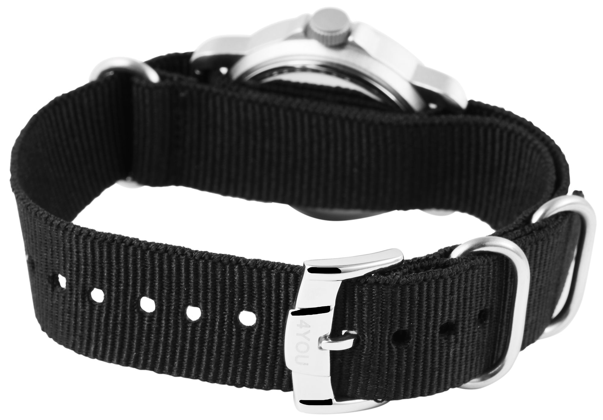 4You Unisexuhr mit Textilband