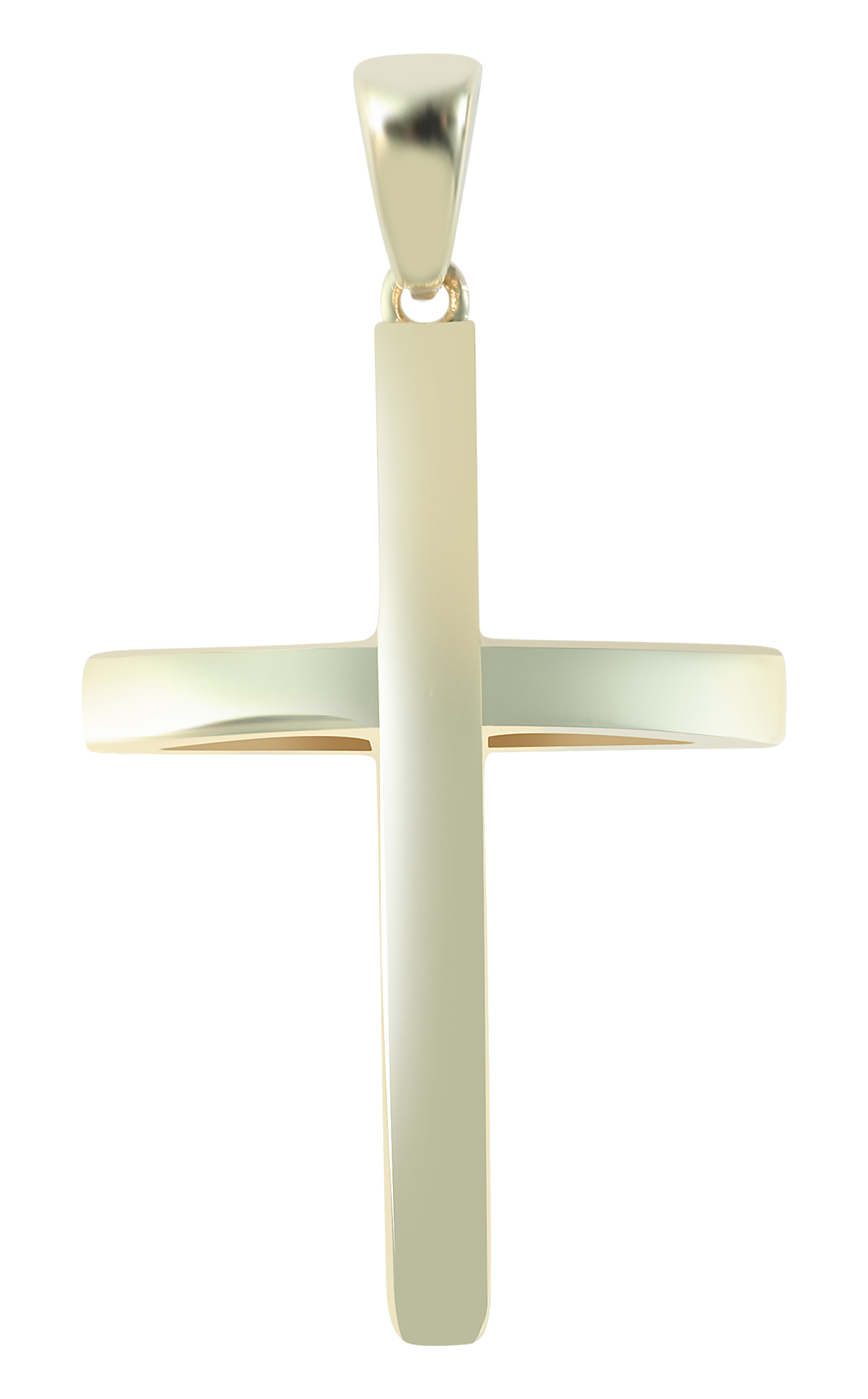 333/- Gold Anhänger "Tess" ohne Kette, Kreuz, Gelbgold, 8 Karat
