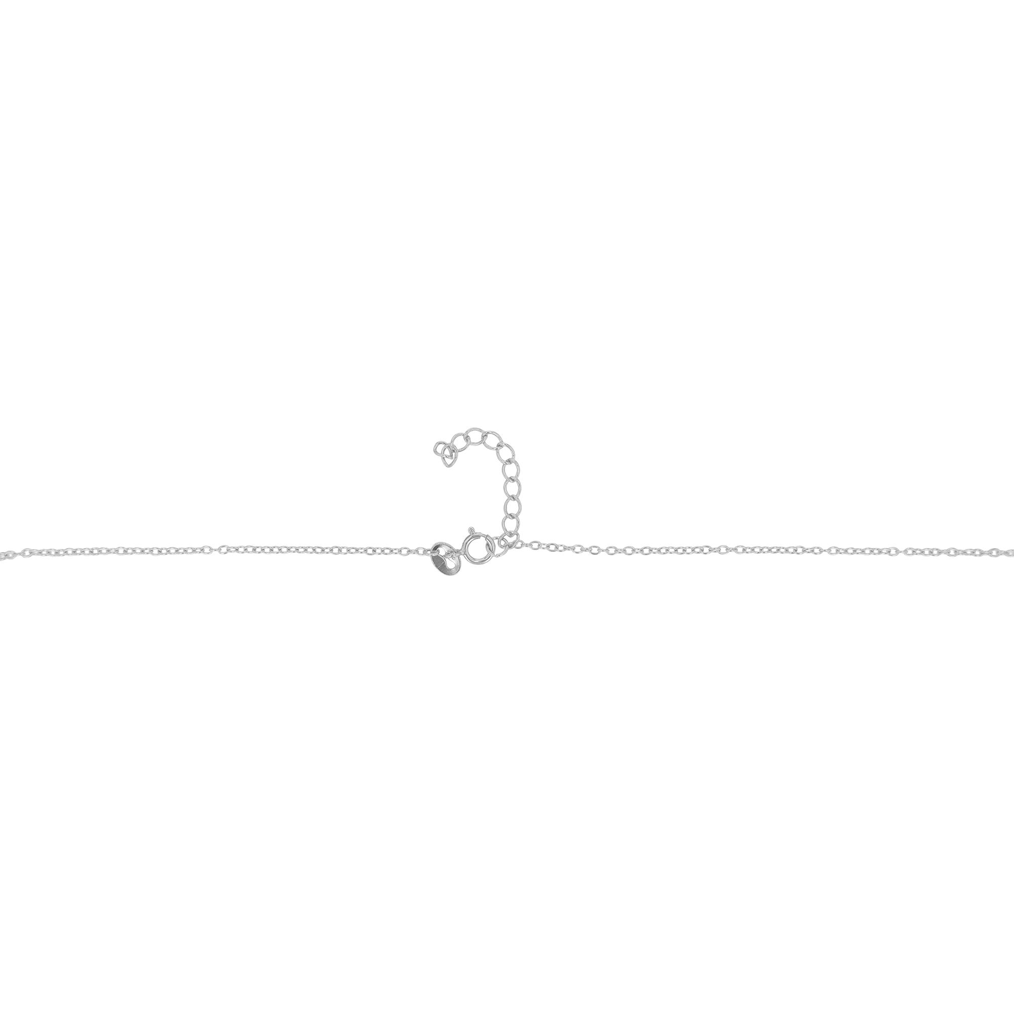 925/- Echt Silber Infinity-Halskette "Thessa", rhodiniert