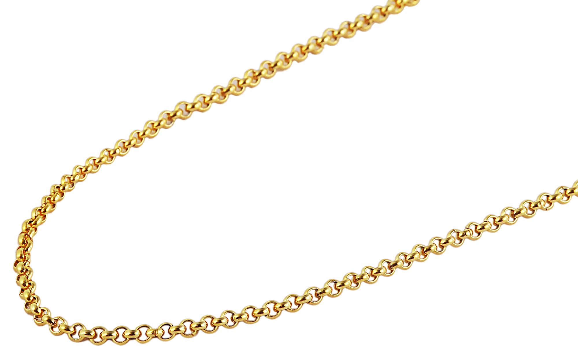 Akzent Erbskette aus Edelstahl, goldfarben, 40+5 cm