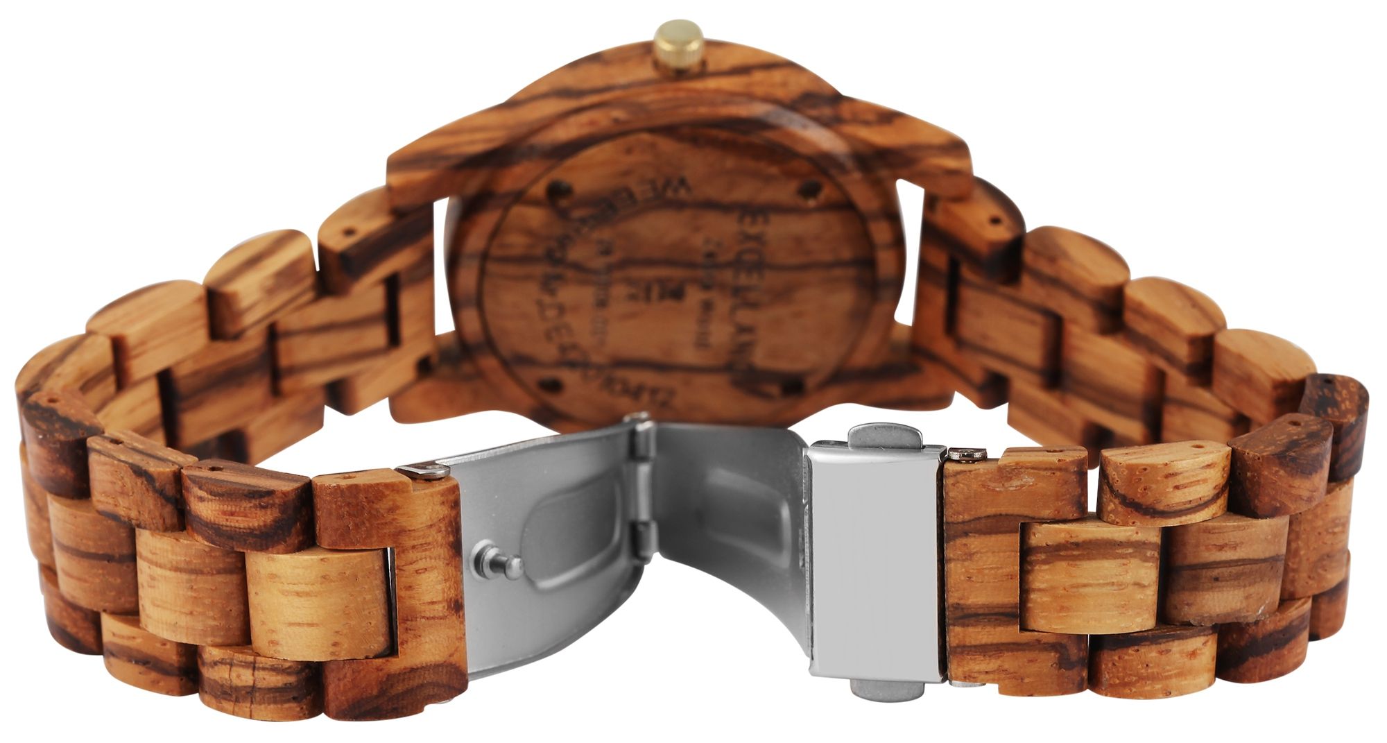 Excellanc Unisexarmbanduhr aus Zebraholz