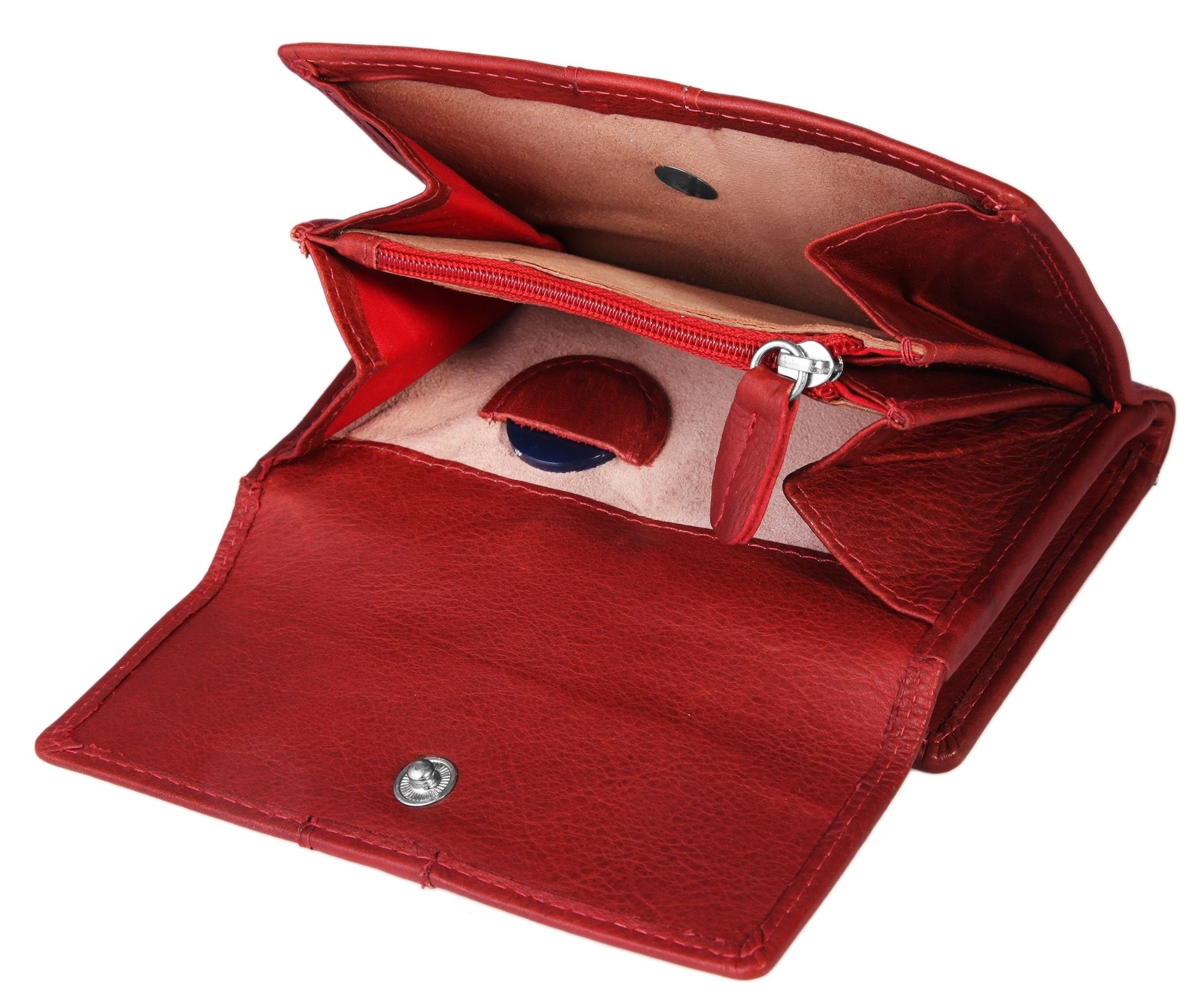 Leonardo Verrelli Geldbörse in rot, RFID Safe