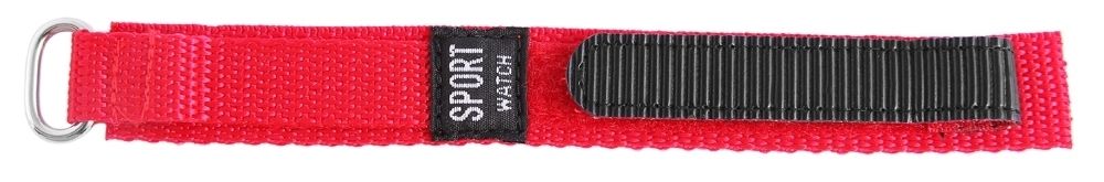 Klettbänder in rot, 12er Display, 14 mm