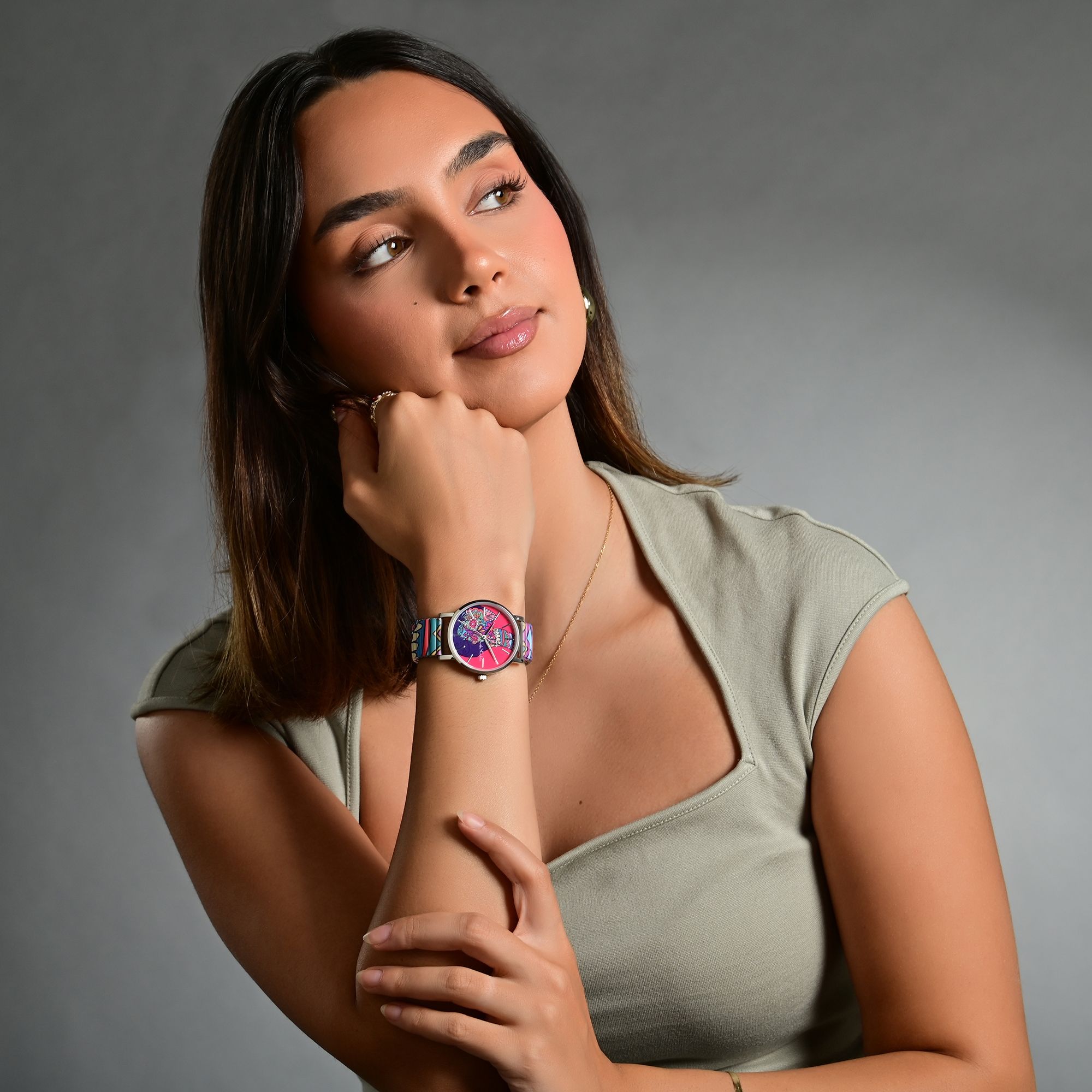 Raptor Damenarmbanduhr "Frida Kahlo Edition" mit Zugband