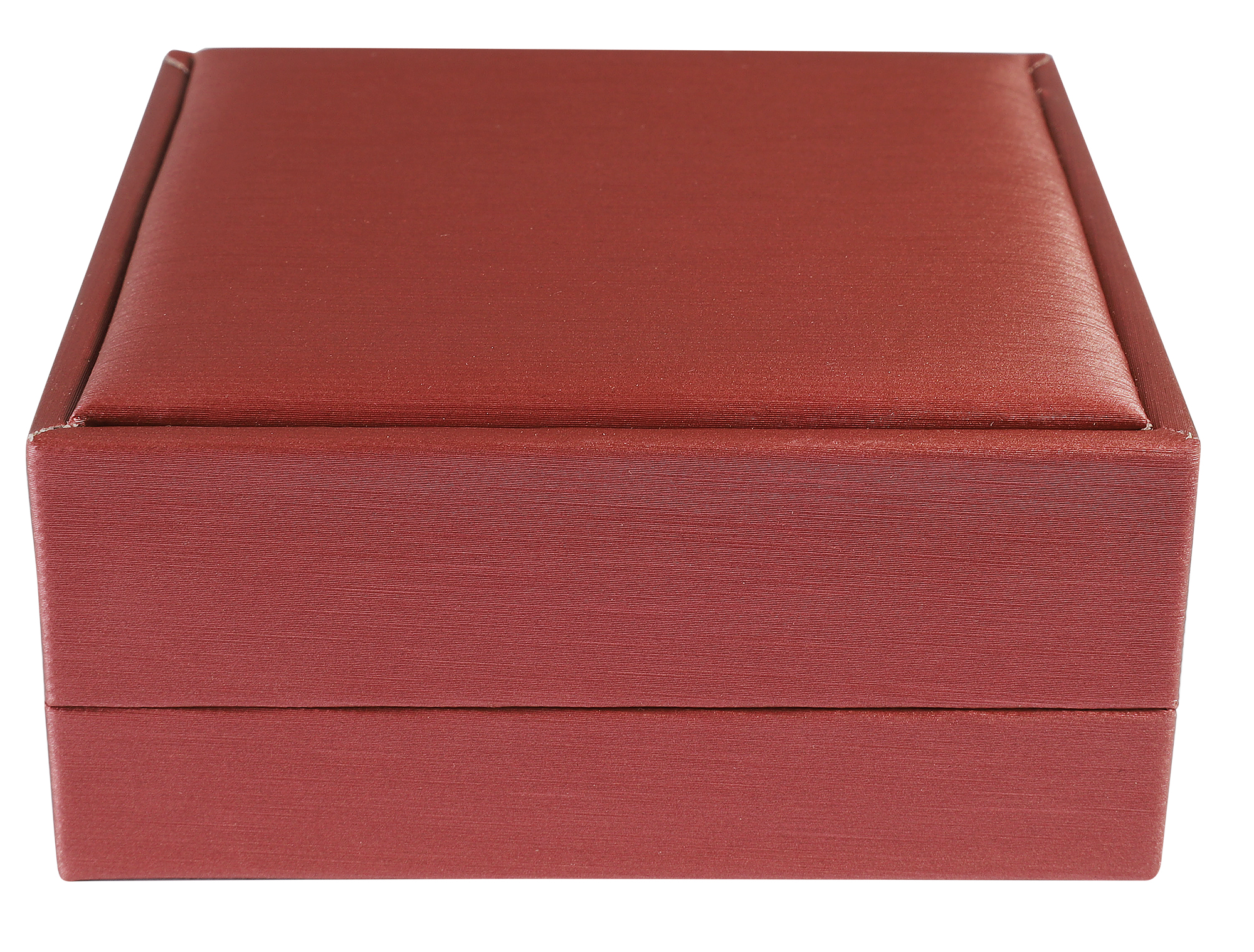 Schmuckbox (Armband) 9 x 9 cm, Kunststoff, rot, VE10