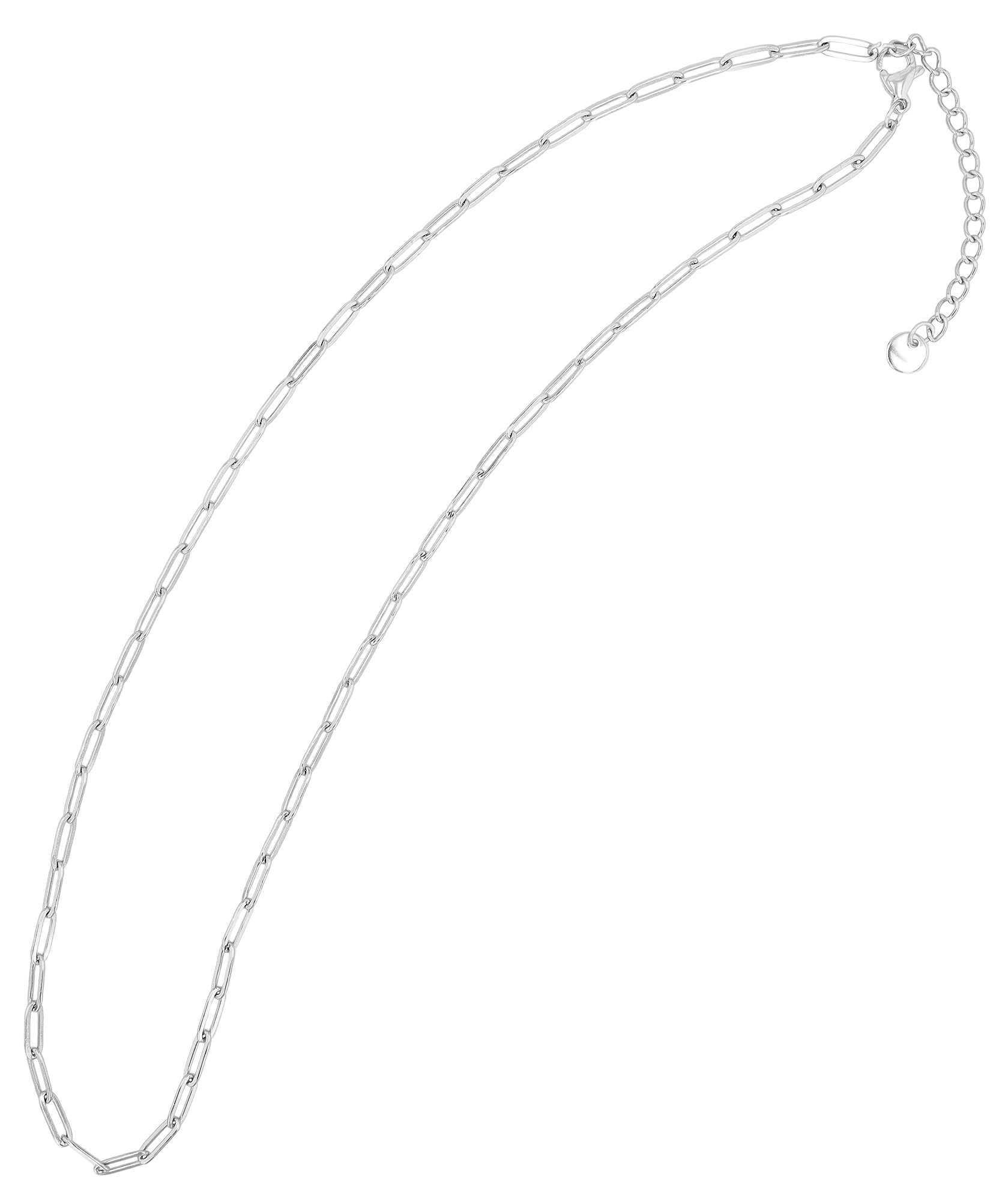 "Kamika" Edelstahl Gliederkette, 45cm/ 3 mm, silberfarben
