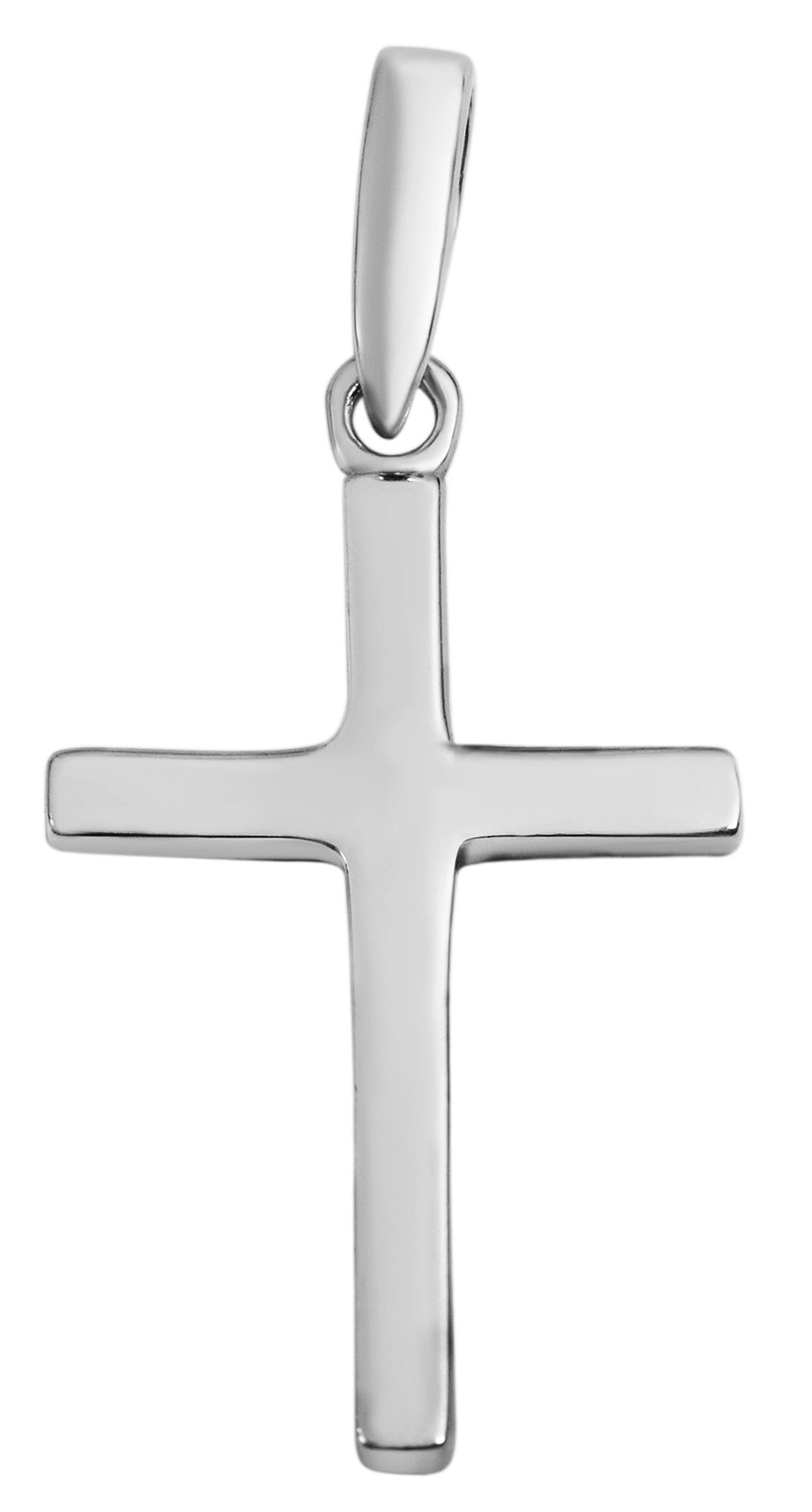 "Pegah" 925/- Echt Silber Anhänger - Kreuz, rhodiniert