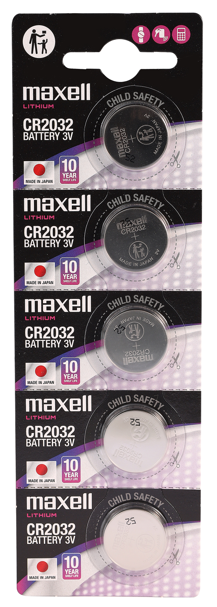 Maxell Batterien , 5er Blister