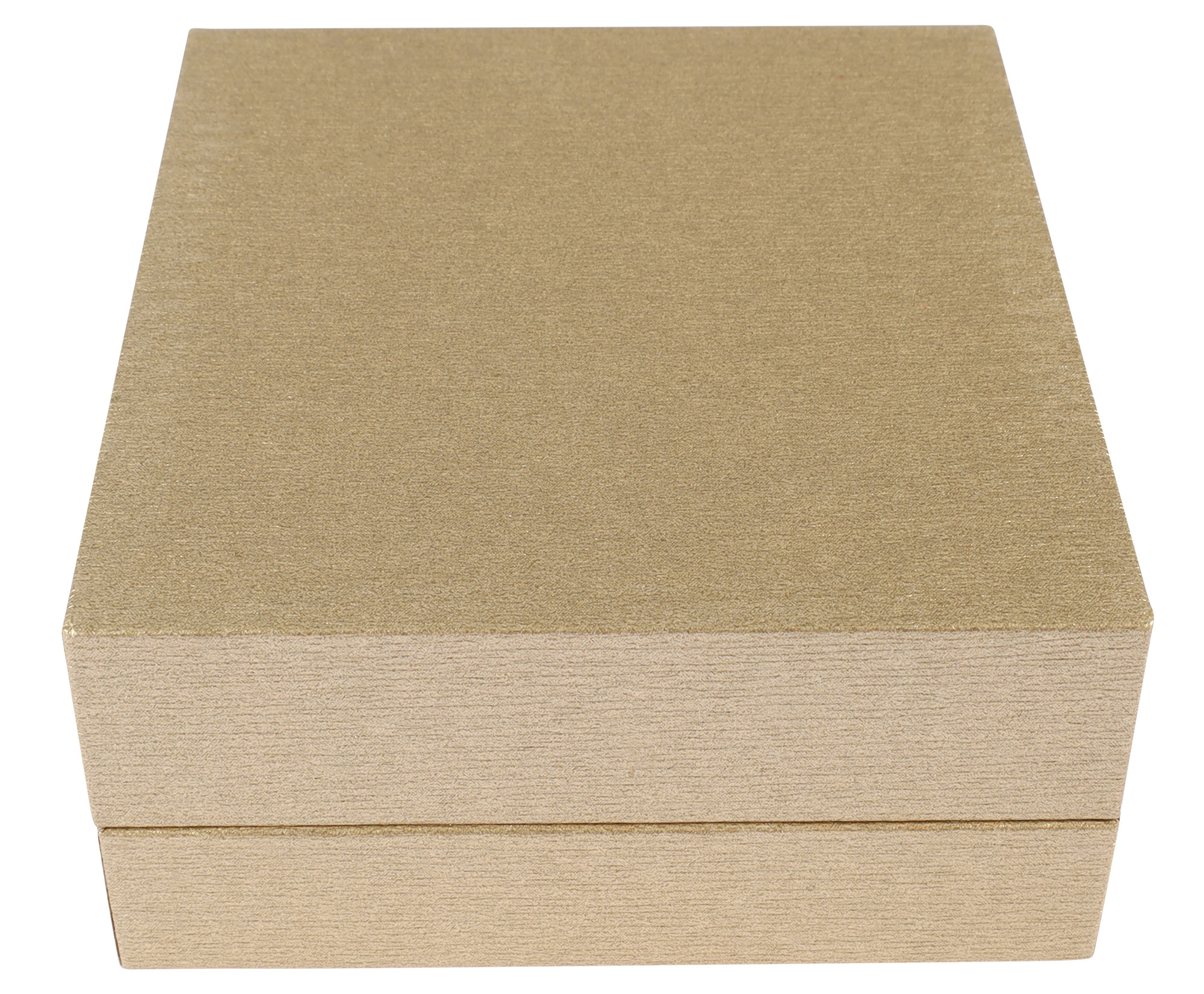 Schmuckboxen in Holzoptik, goldfarben, VE12, 8 x 9 cm