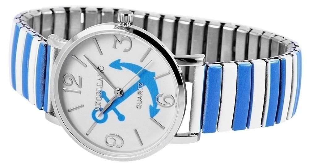Excellanc Damenarmbanduhr mit Edelstahlzugband