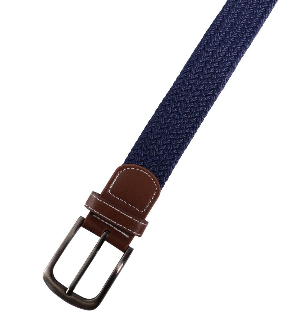 Unifarbener Flechtgürtel aus Textil, 110cm (M)