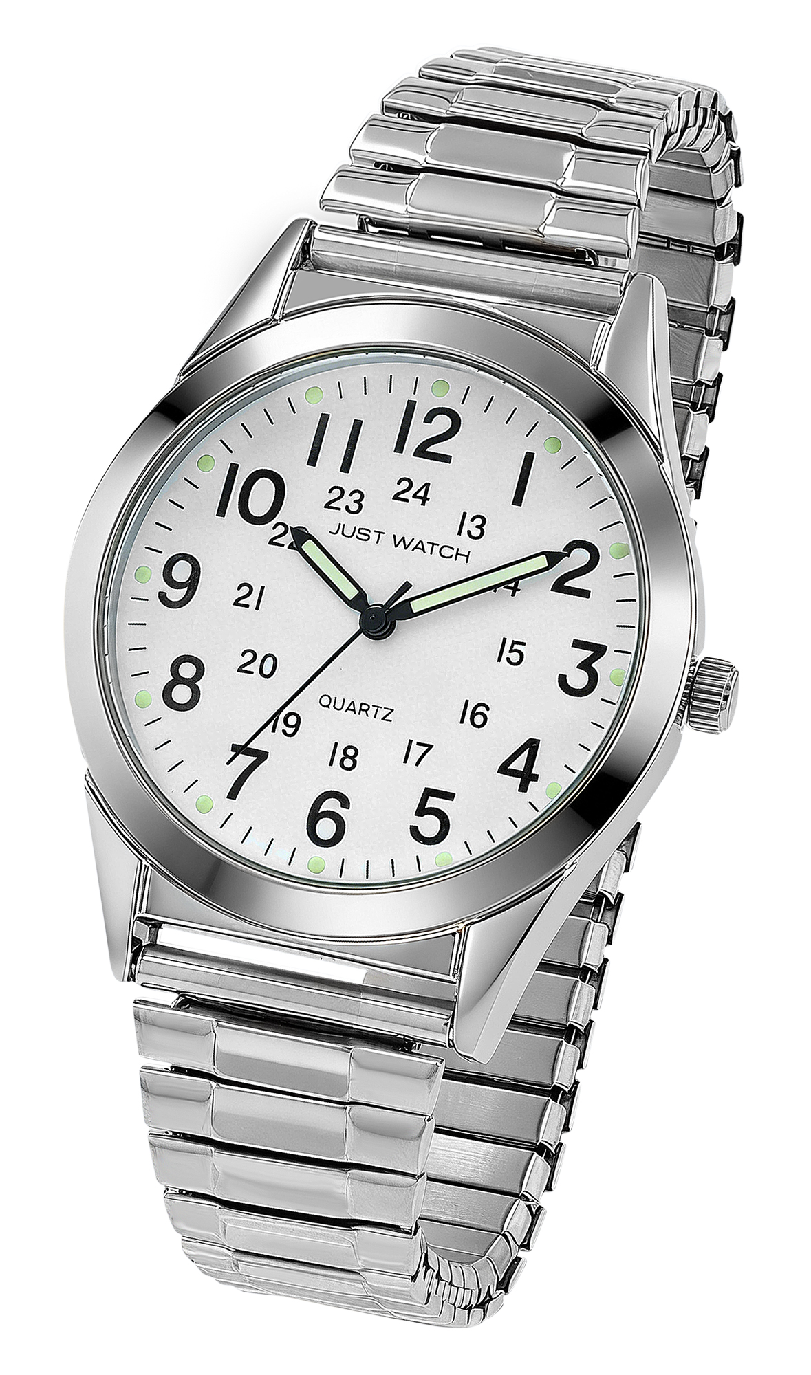 JUST WATCH Herrenuhr "Konstantin"  Edelstahlzugband, Ø 39 mm