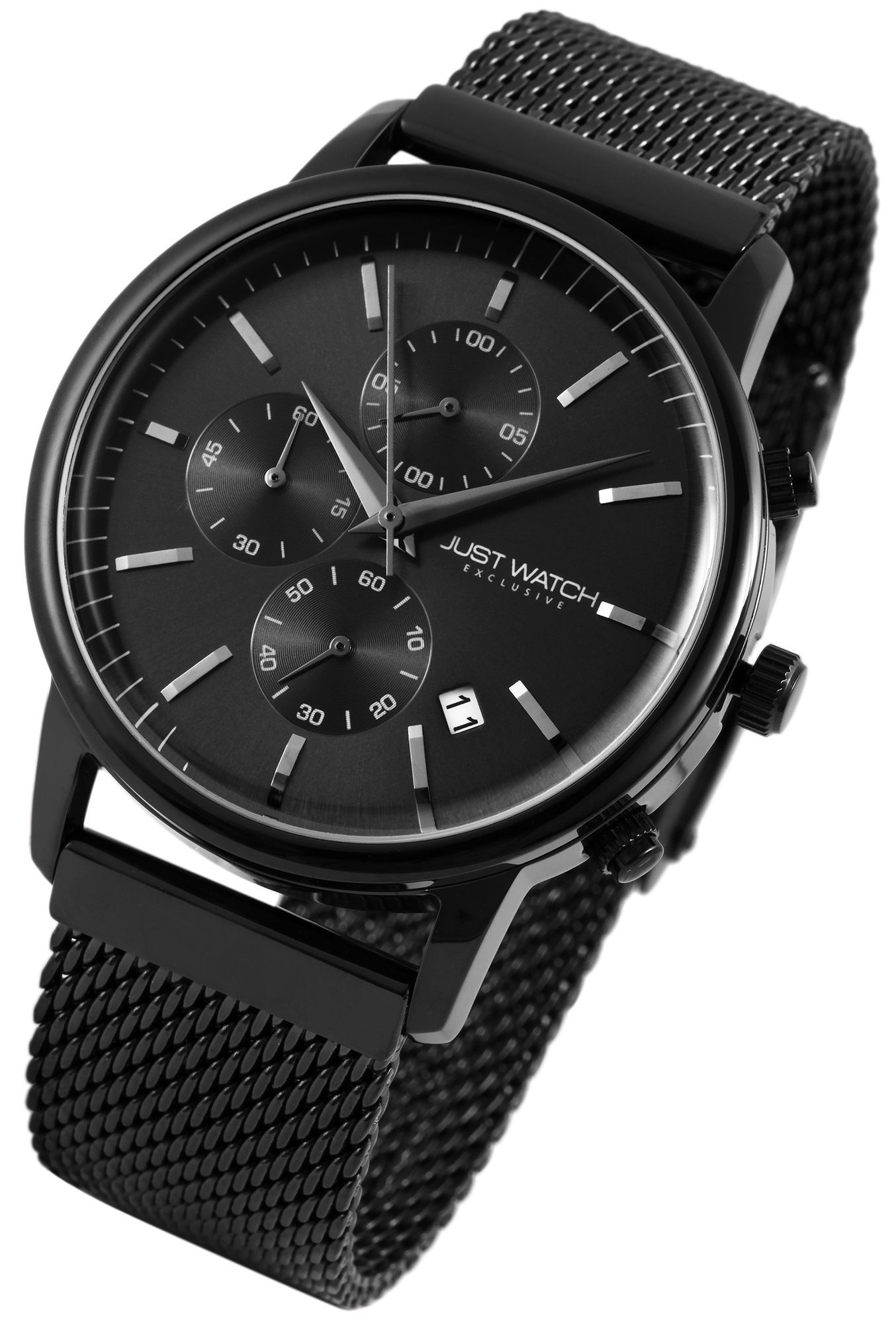 Just Watch Exclusive Herren Chronograph mit Edelstahlband