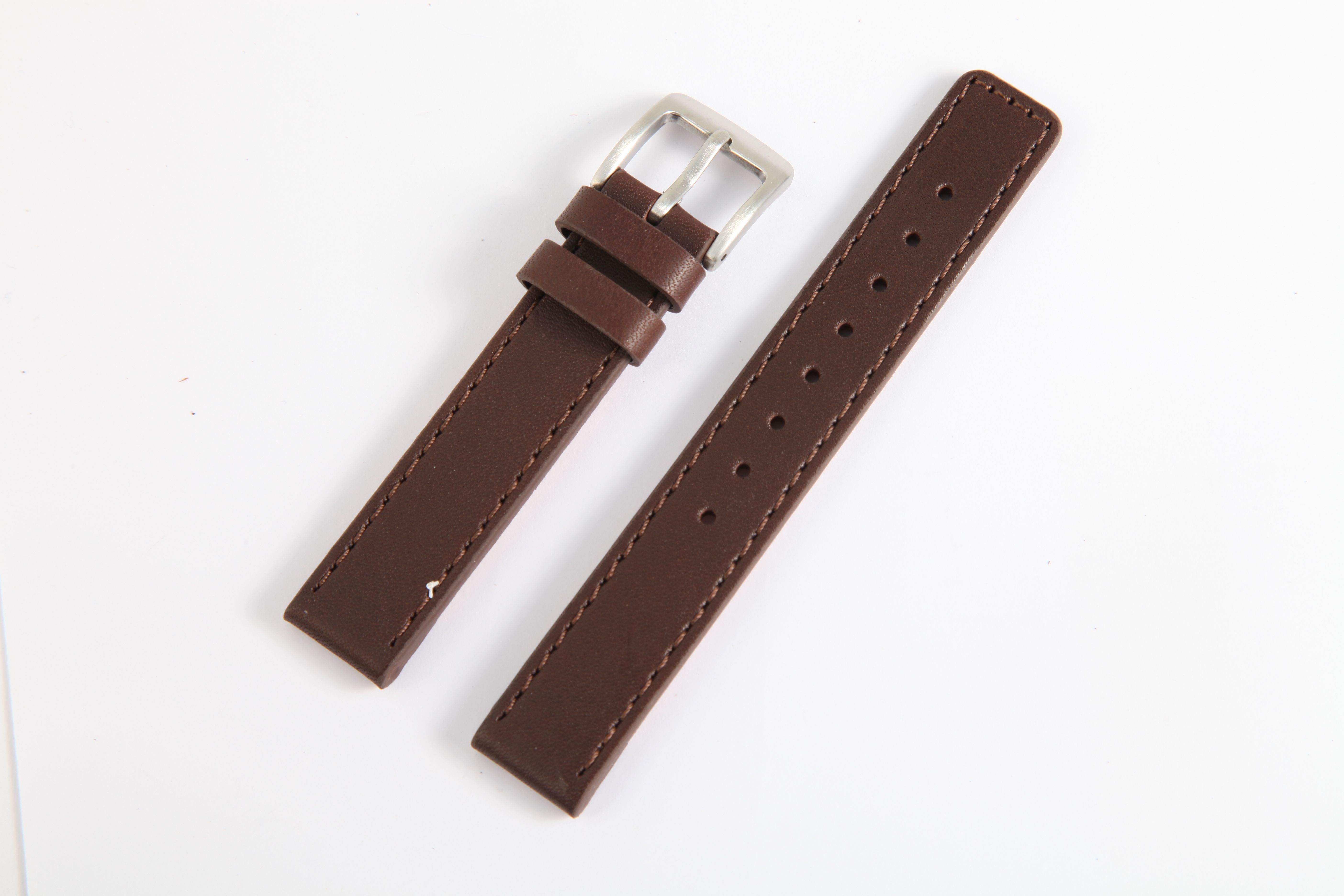 Echt Lederband, 16 mm, dunkelbraun