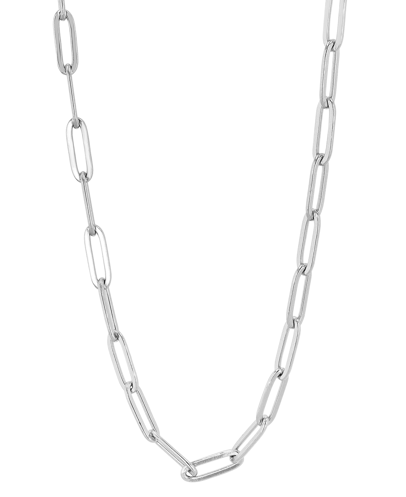 "Kamika" Edelstahl Gliederkette, 45cm/ 3 mm, silberfarben