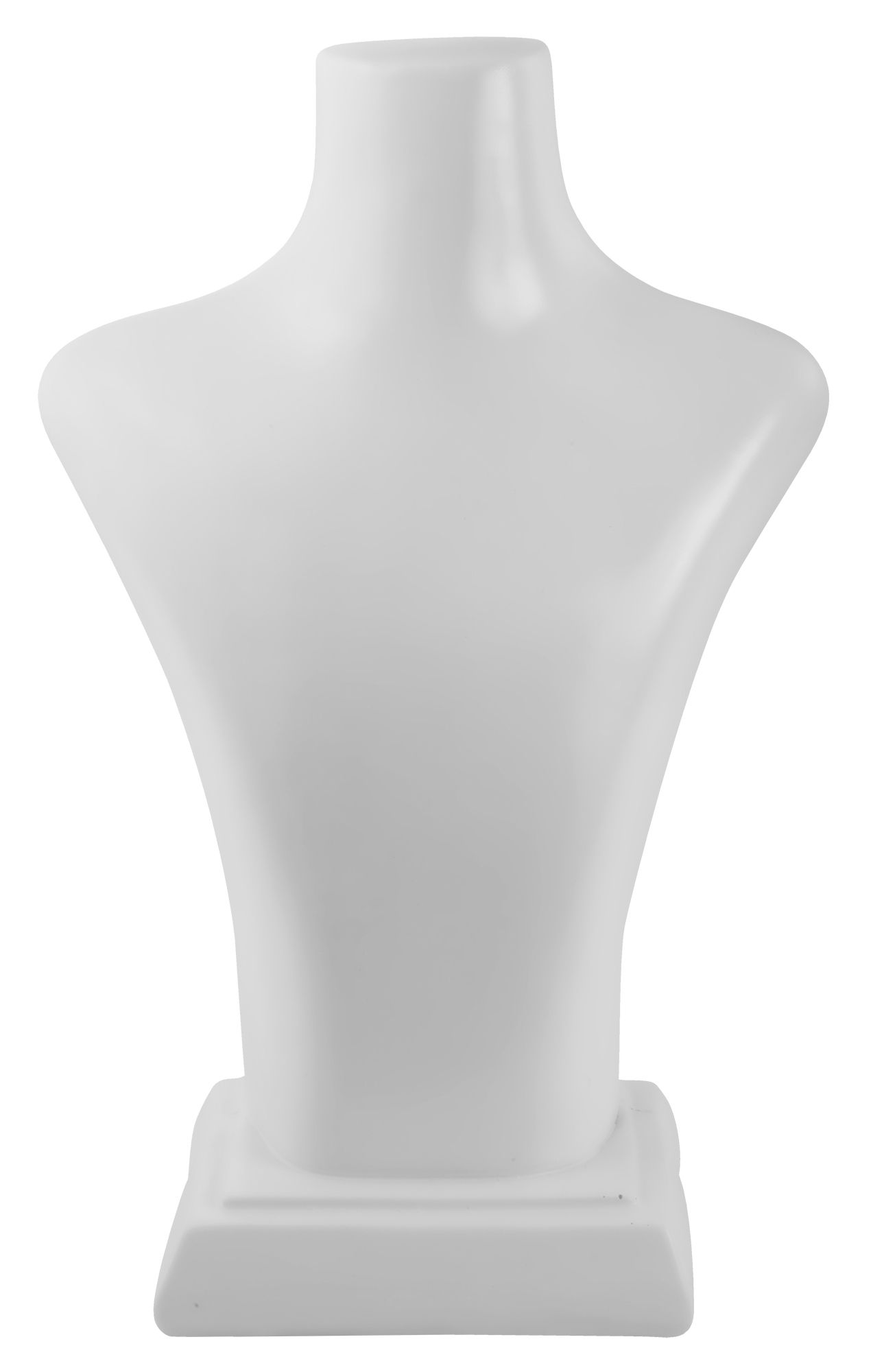 Büste, Kunststoff, 27,5 cm x 18 cm x 10 cm, Weiß