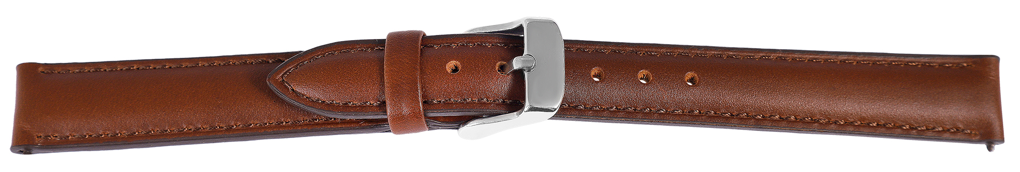 Echtleder Uhrenarmband (Quick-Release), braun, 12 mm