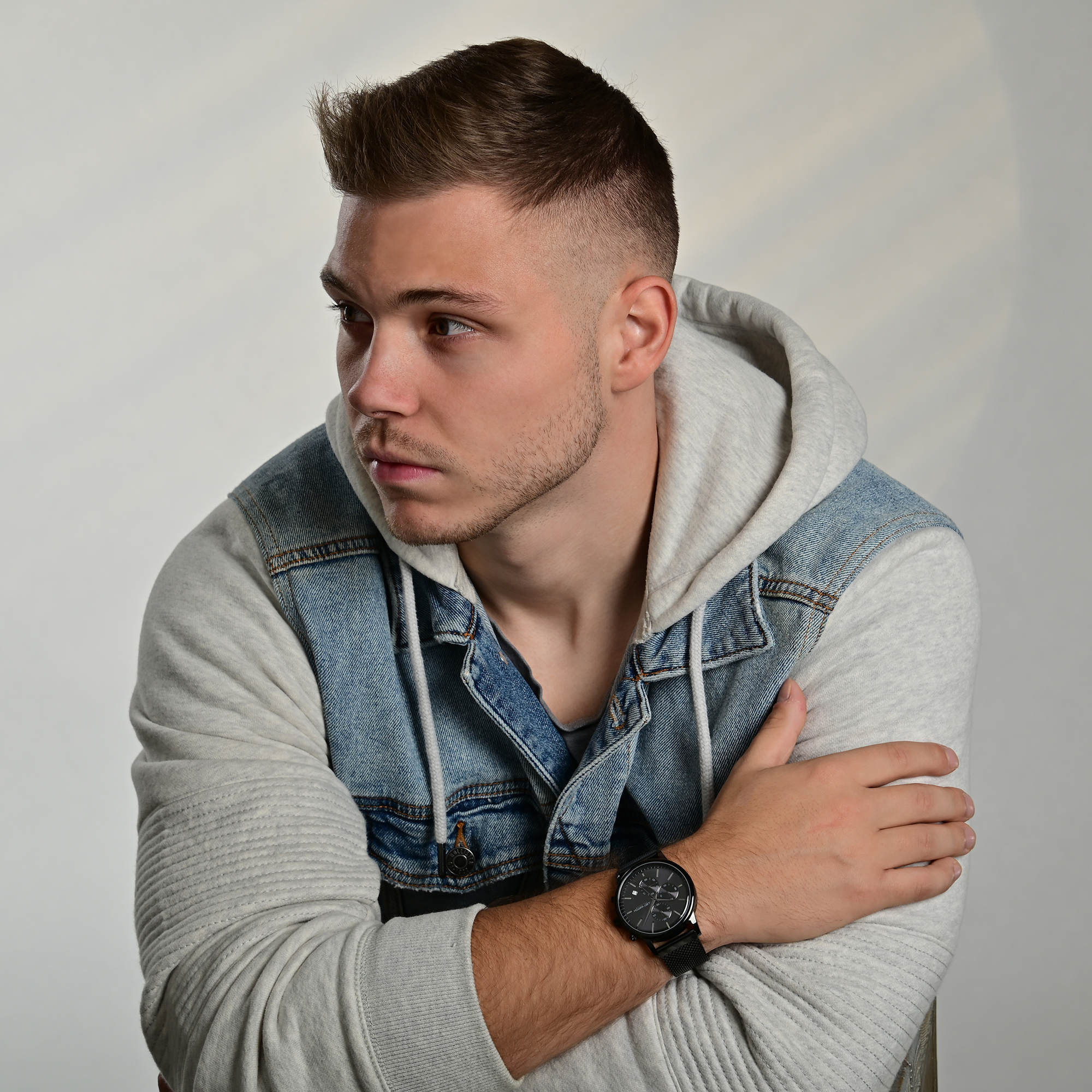 Just Watch Exclusive Herren Chronograph mit Edelstahlband
