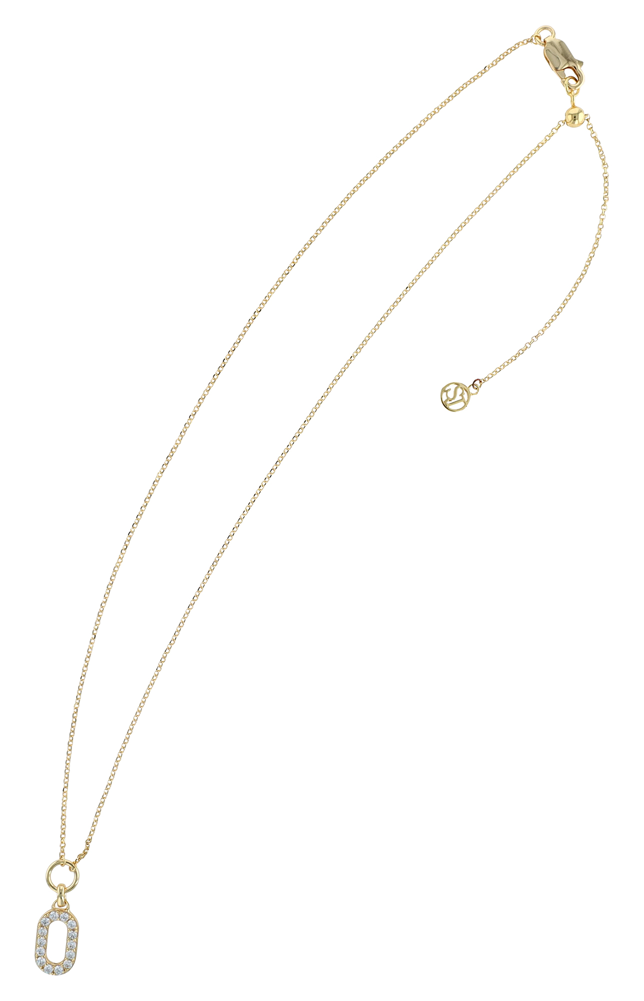 Sif Jakobs Jewellery 925/- Echt Silber Kette mit Anhänger "Capizzi Piccolo", vgold., 45 cm (kürzbar)