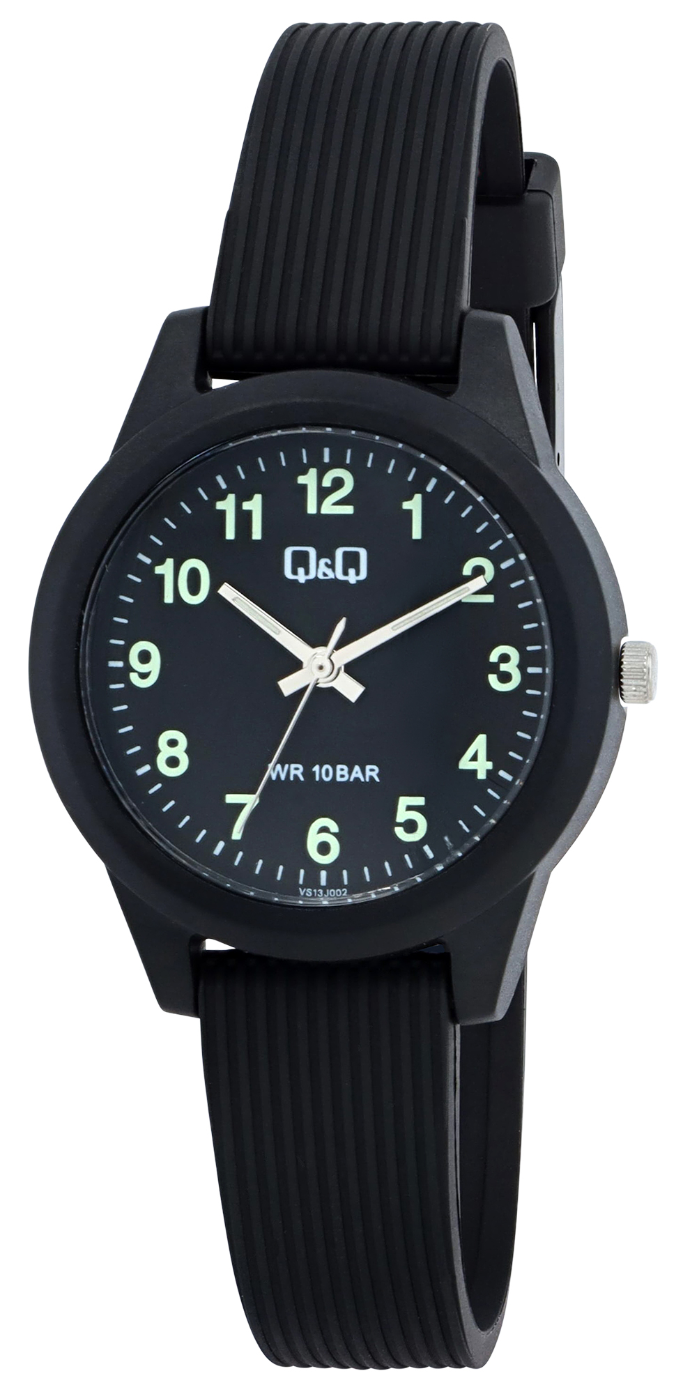 Q&Q Damen-/ Jugenduhr, Resinband, 10 ATM, Ø 32 mm,