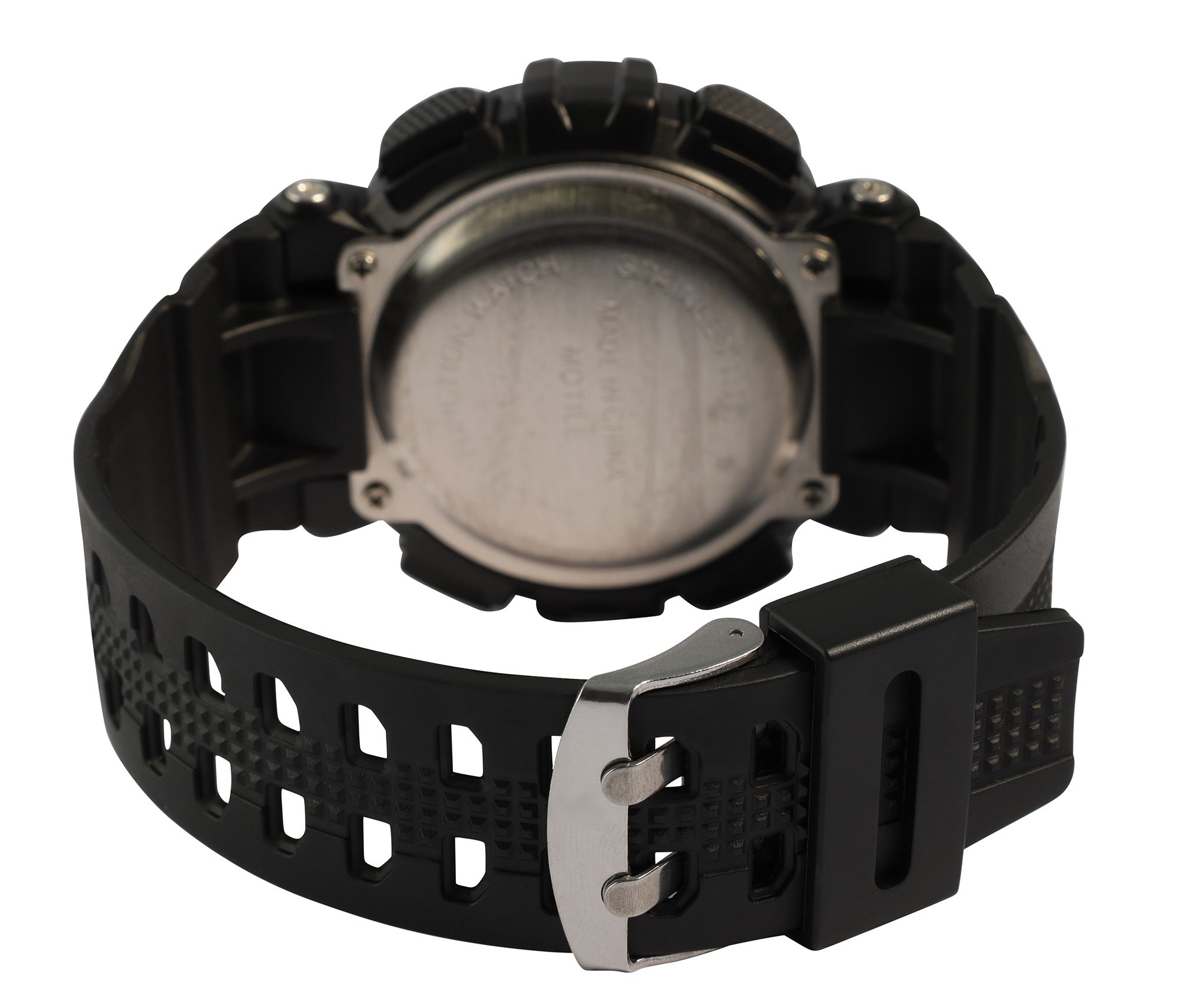 Xinjia Herrenuhr mit TPU-Band, schwarz + grün