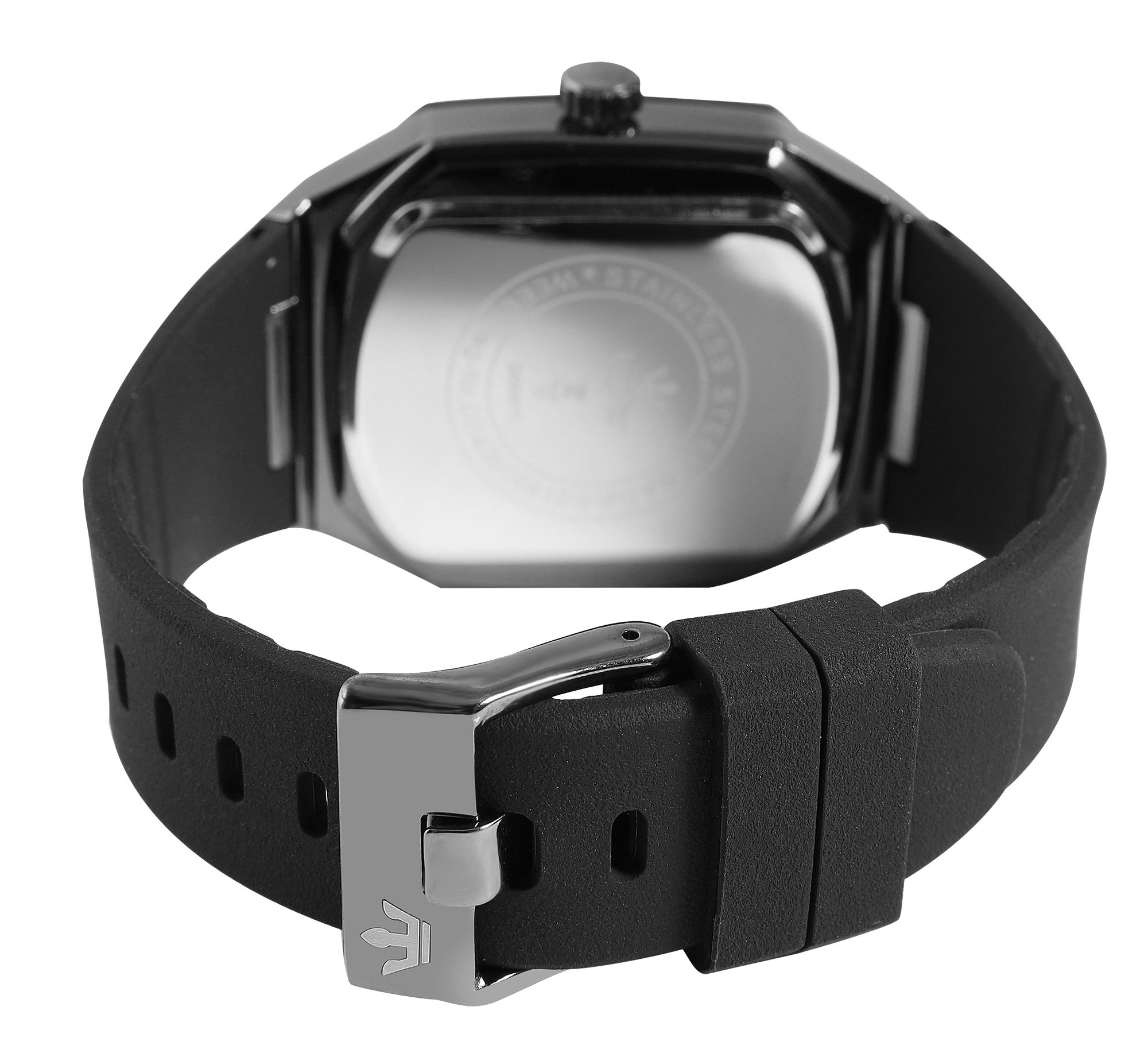 "Dozer" King Star Herrenuhr mit Silikonband, schwarz