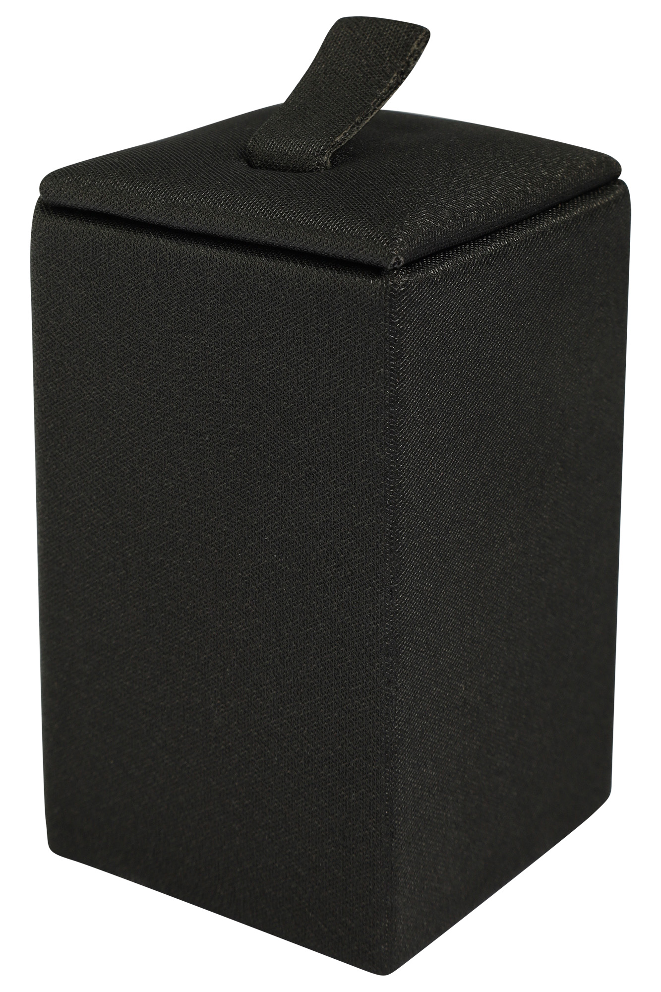Ringaufsteller (Dekoserie Soft), PU-bezogen, Höhe 6 cm, schwarz
