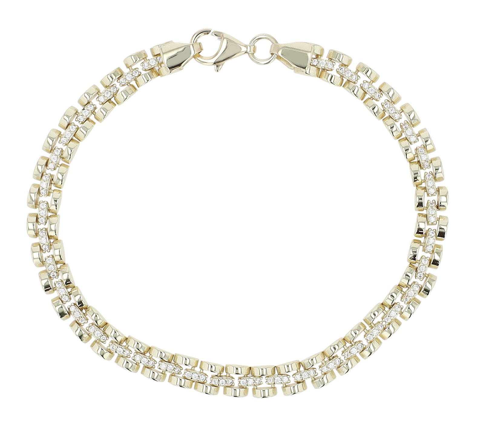 333/- Gold "Shia" Armband, 8 Karat, Gelbgold